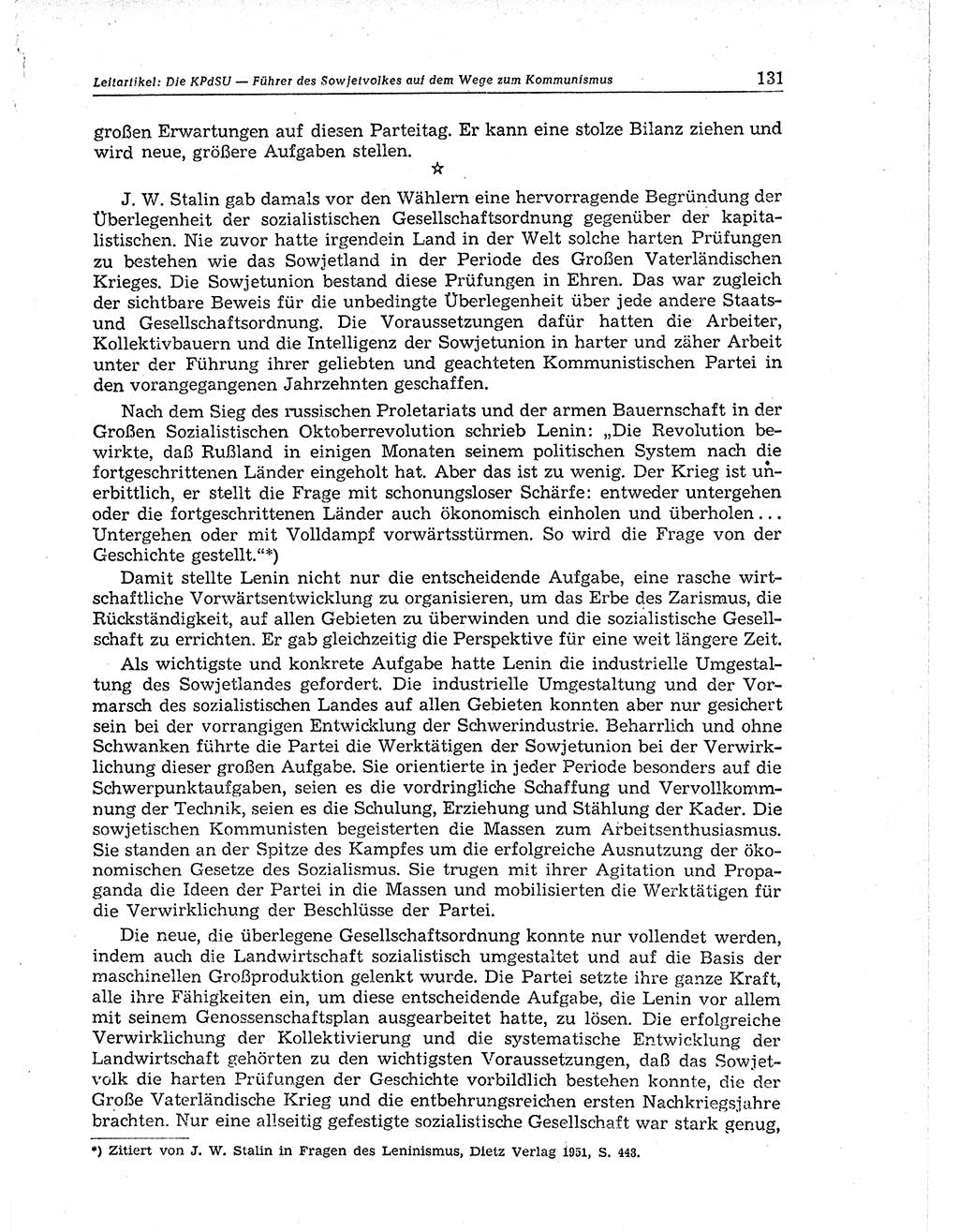 Neuer Weg (NW), Organ des Zentralkomitees (ZK) der SED (Sozialistische Einheitspartei Deutschlands) für Fragen des Parteiaufbaus und des Parteilebens, 11. Jahrgang [Deutsche Demokratische Republik (DDR)] 1956, Seite 131 (NW ZK SED DDR 1956, S. 131)