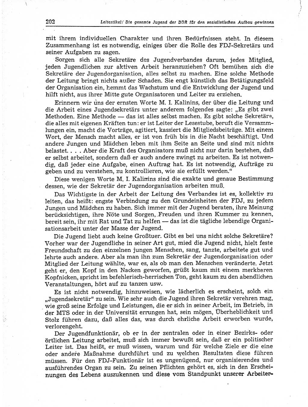 Neuer Weg (NW), Organ des Zentralkomitees (ZK) der SED (Sozialistische Einheitspartei Deutschlands) für Fragen des Parteiaufbaus und des Parteilebens, 11. Jahrgang [Deutsche Demokratische Republik (DDR)] 1956, Seite 202 (NW ZK SED DDR 1956, S. 202)