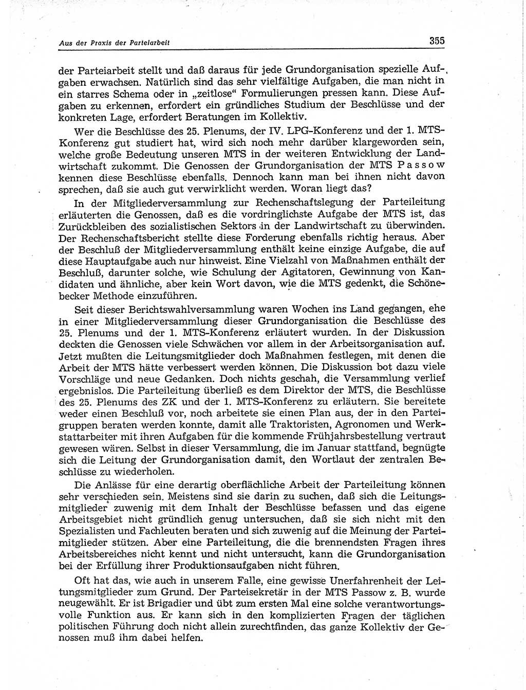 Neuer Weg (NW), Organ des Zentralkomitees (ZK) der SED (Sozialistische Einheitspartei Deutschlands) für Fragen des Parteiaufbaus und des Parteilebens, 11. Jahrgang [Deutsche Demokratische Republik (DDR)] 1956, Seite 355 (NW ZK SED DDR 1956, S. 355)