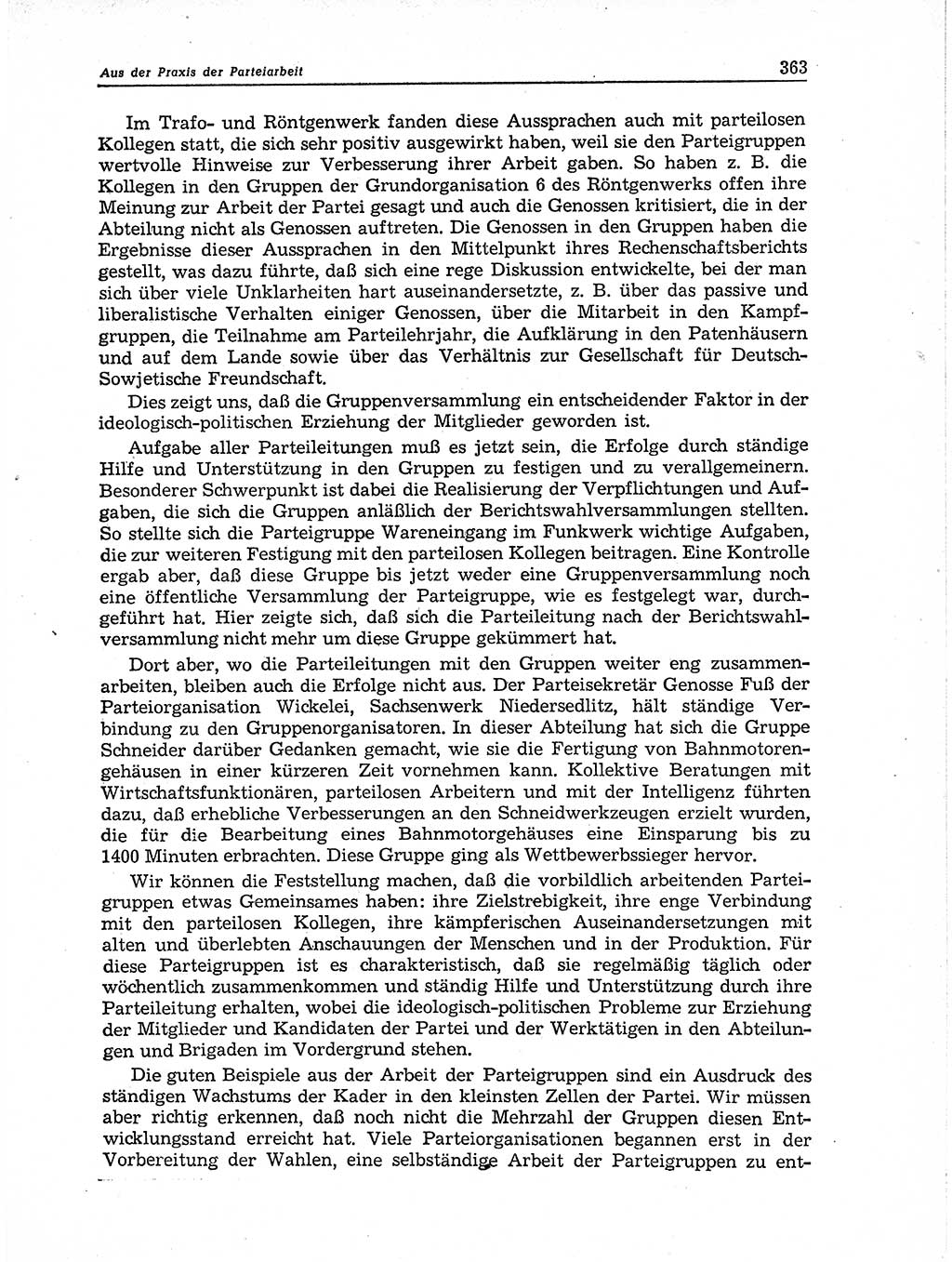 Neuer Weg (NW), Organ des Zentralkomitees (ZK) der SED (Sozialistische Einheitspartei Deutschlands) für Fragen des Parteiaufbaus und des Parteilebens, 11. Jahrgang [Deutsche Demokratische Republik (DDR)] 1956, Seite 363 (NW ZK SED DDR 1956, S. 363)