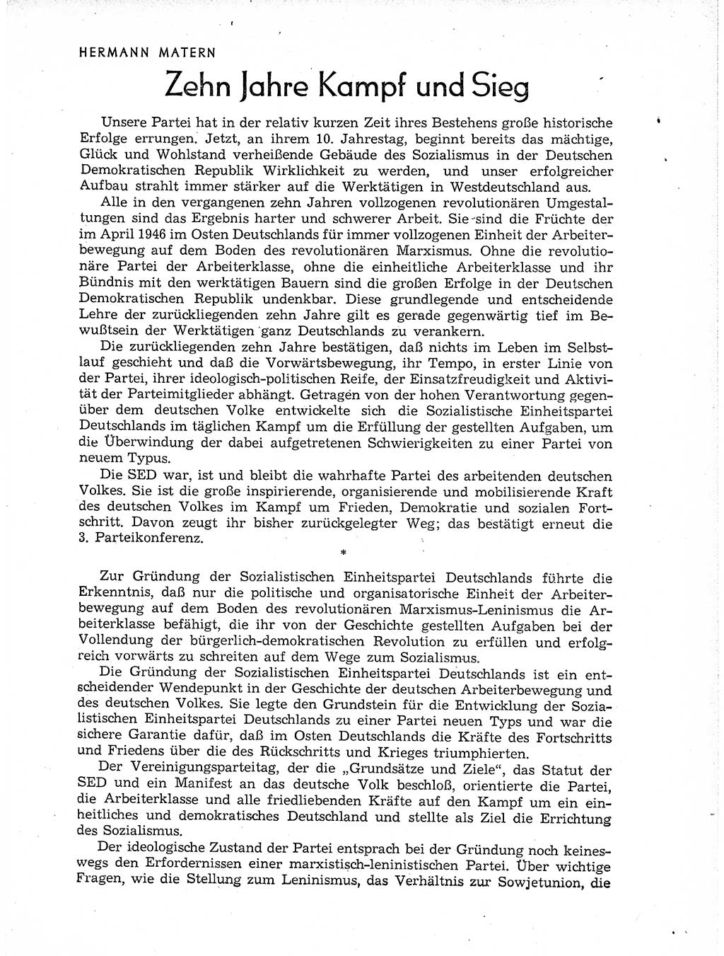 Neuer Weg (NW), Organ des Zentralkomitees (ZK) der SED (Sozialistische Einheitspartei Deutschlands) für Fragen des Parteiaufbaus und des Parteilebens, 11. Jahrgang [Deutsche Demokratische Republik (DDR)] 1956, Seite 403 (NW ZK SED DDR 1956, S. 403)