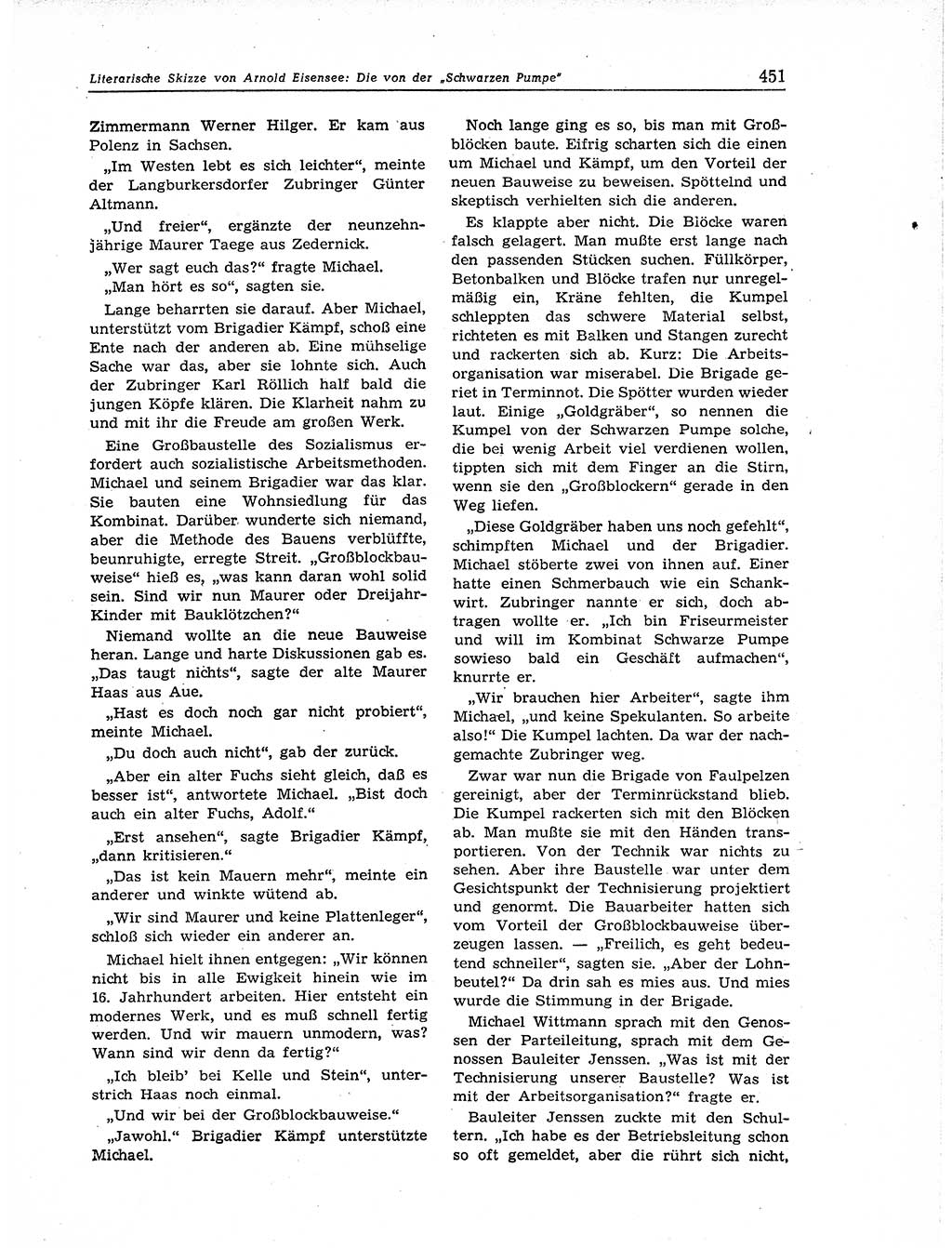 Neuer Weg (NW), Organ des Zentralkomitees (ZK) der SED (Sozialistische Einheitspartei Deutschlands) für Fragen des Parteiaufbaus und des Parteilebens, 11. Jahrgang [Deutsche Demokratische Republik (DDR)] 1956, Seite 451 (NW ZK SED DDR 1956, S. 451)