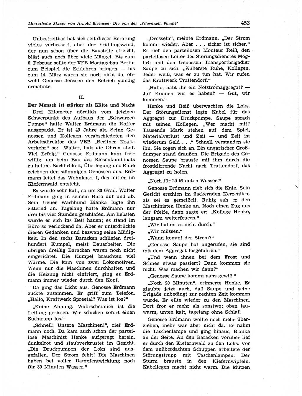 Neuer Weg (NW), Organ des Zentralkomitees (ZK) der SED (Sozialistische Einheitspartei Deutschlands) für Fragen des Parteiaufbaus und des Parteilebens, 11. Jahrgang [Deutsche Demokratische Republik (DDR)] 1956, Seite 453 (NW ZK SED DDR 1956, S. 453)