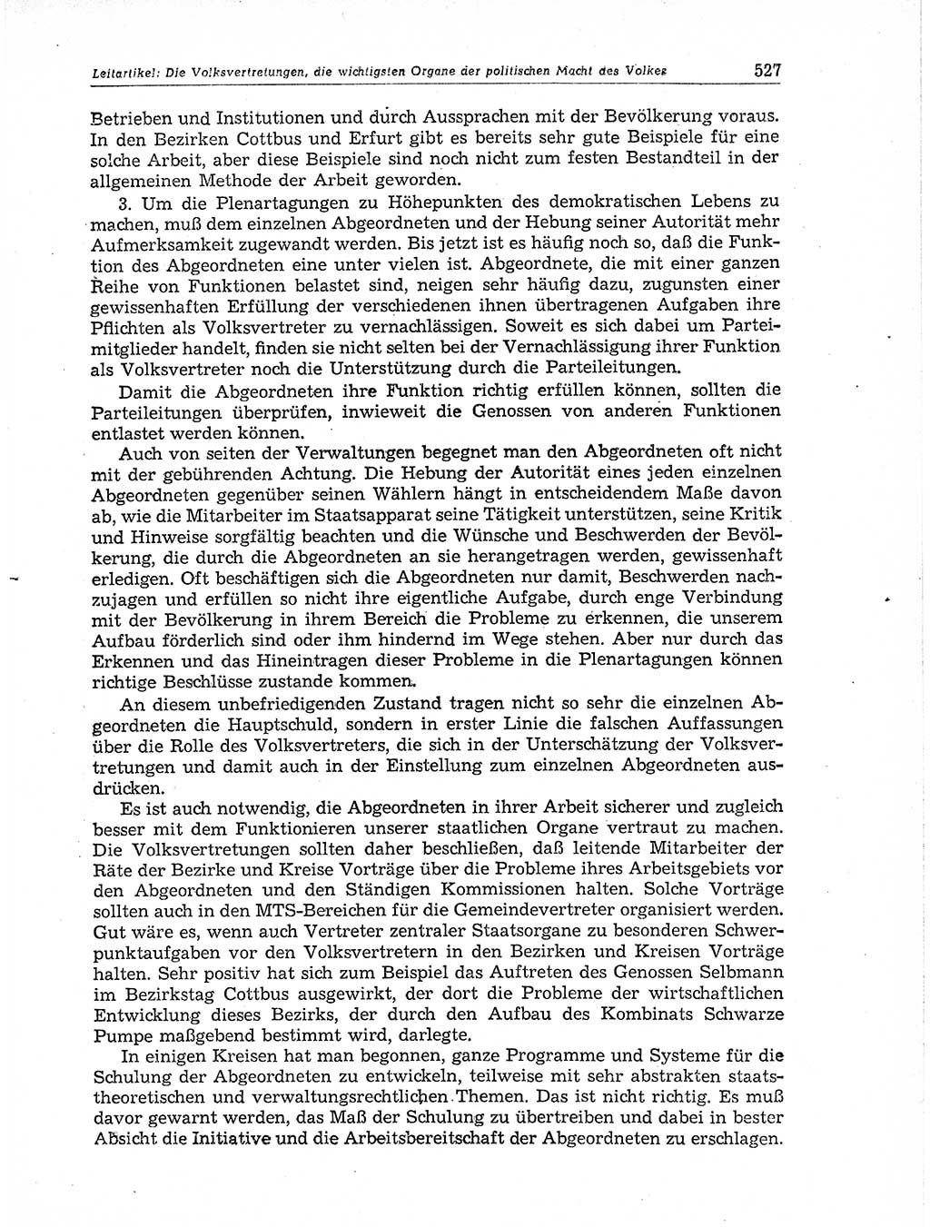 Neuer Weg (NW), Organ des Zentralkomitees (ZK) der SED (Sozialistische Einheitspartei Deutschlands) für Fragen des Parteiaufbaus und des Parteilebens, 11. Jahrgang [Deutsche Demokratische Republik (DDR)] 1956, Seite 527 (NW ZK SED DDR 1956, S. 527)