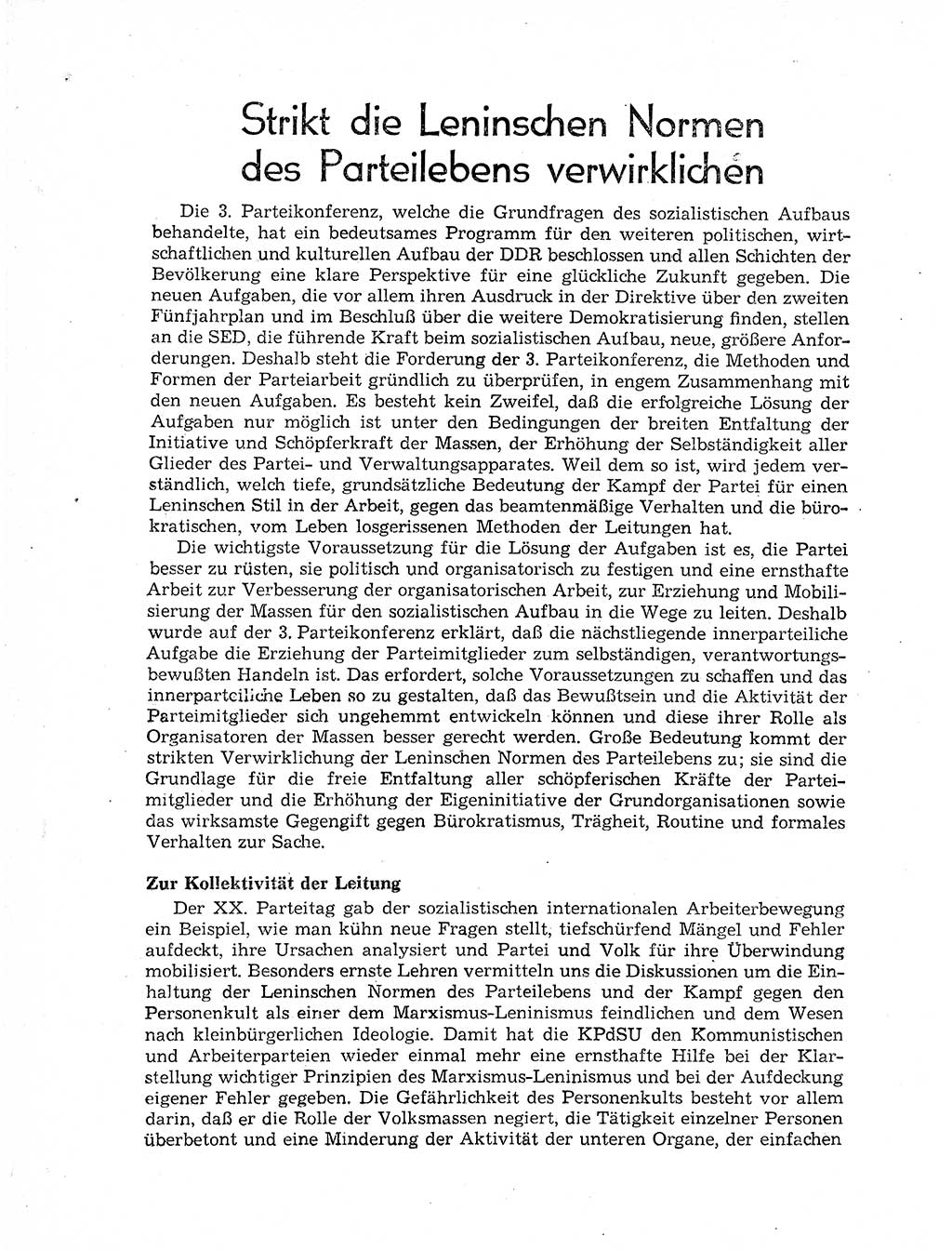 Neuer Weg (NW), Organ des Zentralkomitees (ZK) der SED (Sozialistische Einheitspartei Deutschlands) für Fragen des Parteiaufbaus und des Parteilebens, 11. Jahrgang [Deutsche Demokratische Republik (DDR)] 1956, Seite 586 (NW ZK SED DDR 1956, S. 586)