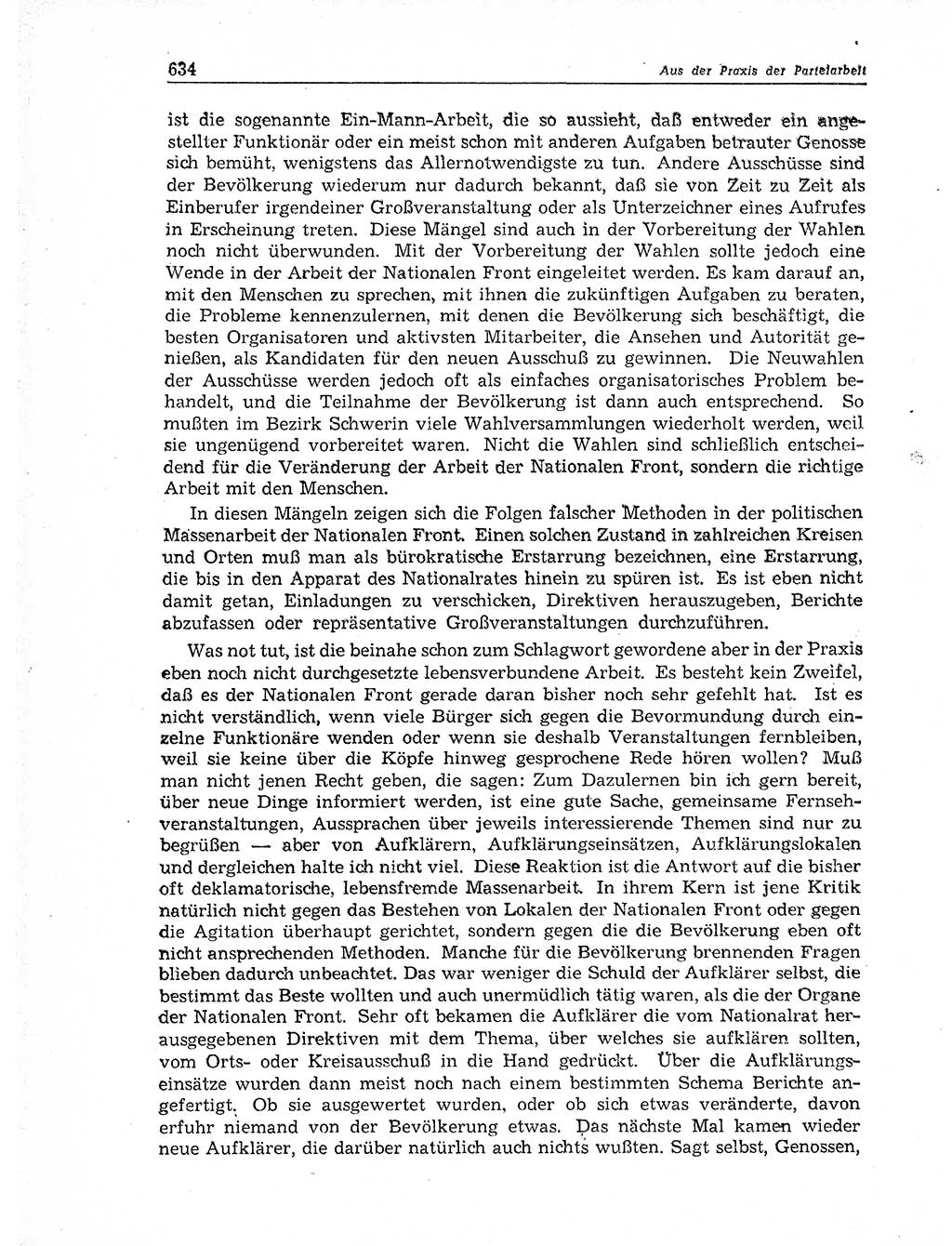 Neuer Weg (NW), Organ des Zentralkomitees (ZK) der SED (Sozialistische Einheitspartei Deutschlands) für Fragen des Parteiaufbaus und des Parteilebens, 11. Jahrgang [Deutsche Demokratische Republik (DDR)] 1956, Seite 634 (NW ZK SED DDR 1956, S. 634)