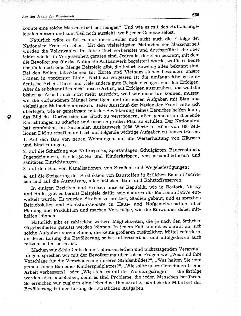 Neuer Weg (NW), Organ des Zentralkomitees (ZK) der SED (Sozialistische Einheitspartei Deutschlands) für Fragen des Parteiaufbaus und des Parteilebens, 11. Jahrgang [Deutsche Demokratische Republik (DDR)] 1956, Seite 635 (NW ZK SED DDR 1956, S. 635)