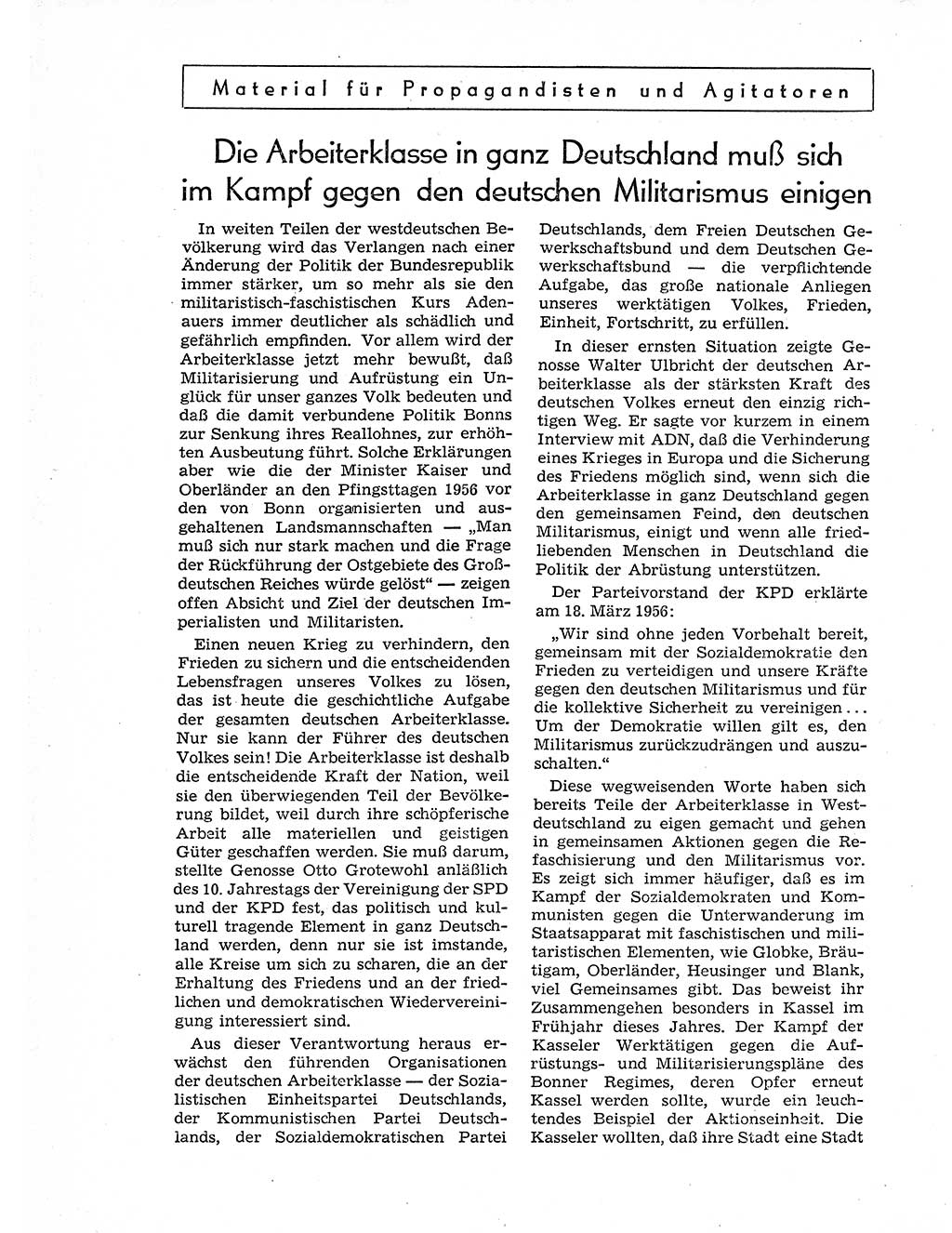 Neuer Weg (NW), Organ des Zentralkomitees (ZK) der SED (Sozialistische Einheitspartei Deutschlands) für Fragen des Parteiaufbaus und des Parteilebens, 11. Jahrgang [Deutsche Demokratische Republik (DDR)] 1956, Seite 644 (NW ZK SED DDR 1956, S. 644)
