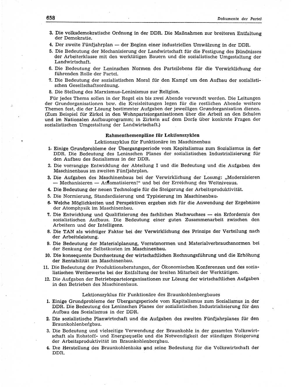 Neuer Weg (NW), Organ des Zentralkomitees (ZK) der SED (Sozialistische Einheitspartei Deutschlands) für Fragen des Parteiaufbaus und des Parteilebens, 11. Jahrgang [Deutsche Demokratische Republik (DDR)] 1956, Seite 658 (NW ZK SED DDR 1956, S. 658)