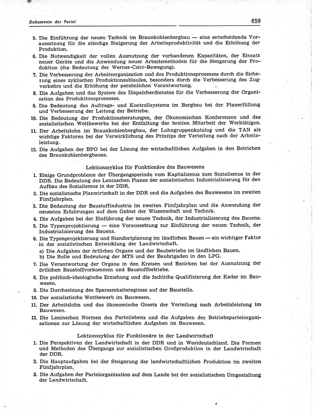 Neuer Weg (NW), Organ des Zentralkomitees (ZK) der SED (Sozialistische Einheitspartei Deutschlands) für Fragen des Parteiaufbaus und des Parteilebens, 11. Jahrgang [Deutsche Demokratische Republik (DDR)] 1956, Seite 659 (NW ZK SED DDR 1956, S. 659)