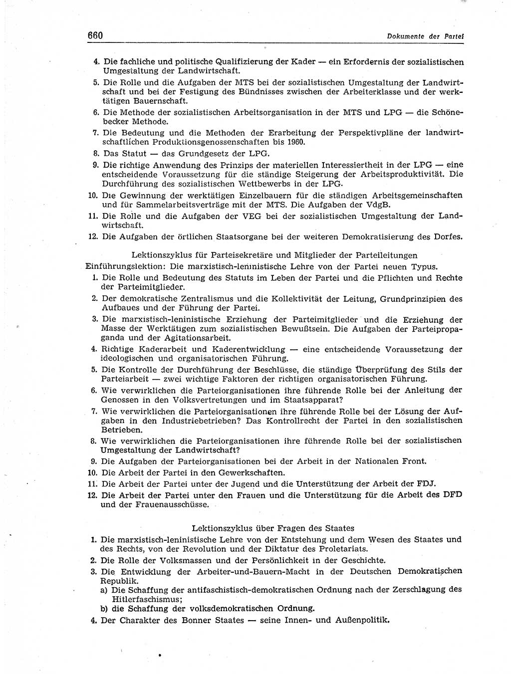 Neuer Weg (NW), Organ des Zentralkomitees (ZK) der SED (Sozialistische Einheitspartei Deutschlands) für Fragen des Parteiaufbaus und des Parteilebens, 11. Jahrgang [Deutsche Demokratische Republik (DDR)] 1956, Seite 660 (NW ZK SED DDR 1956, S. 660)