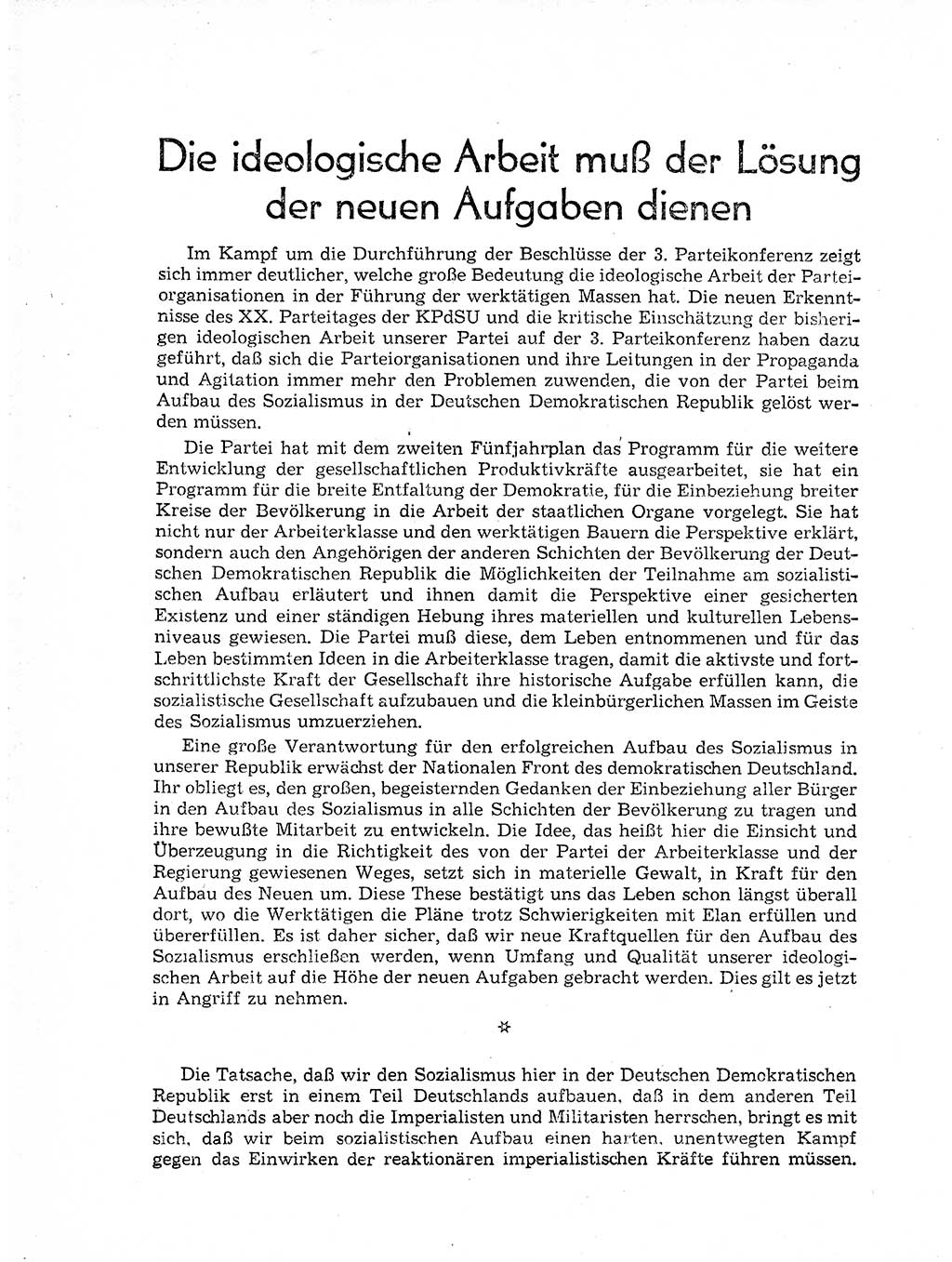 Neuer Weg (NW), Organ des Zentralkomitees (ZK) der SED (Sozialistische Einheitspartei Deutschlands) fÃ¼r Fragen des Parteiaufbaus und des Parteilebens, 11. Jahrgang [Deutsche Demokratische Republik (DDR)] 1956, Seite 666 (NW ZK SED DDR 1956, S. 666)