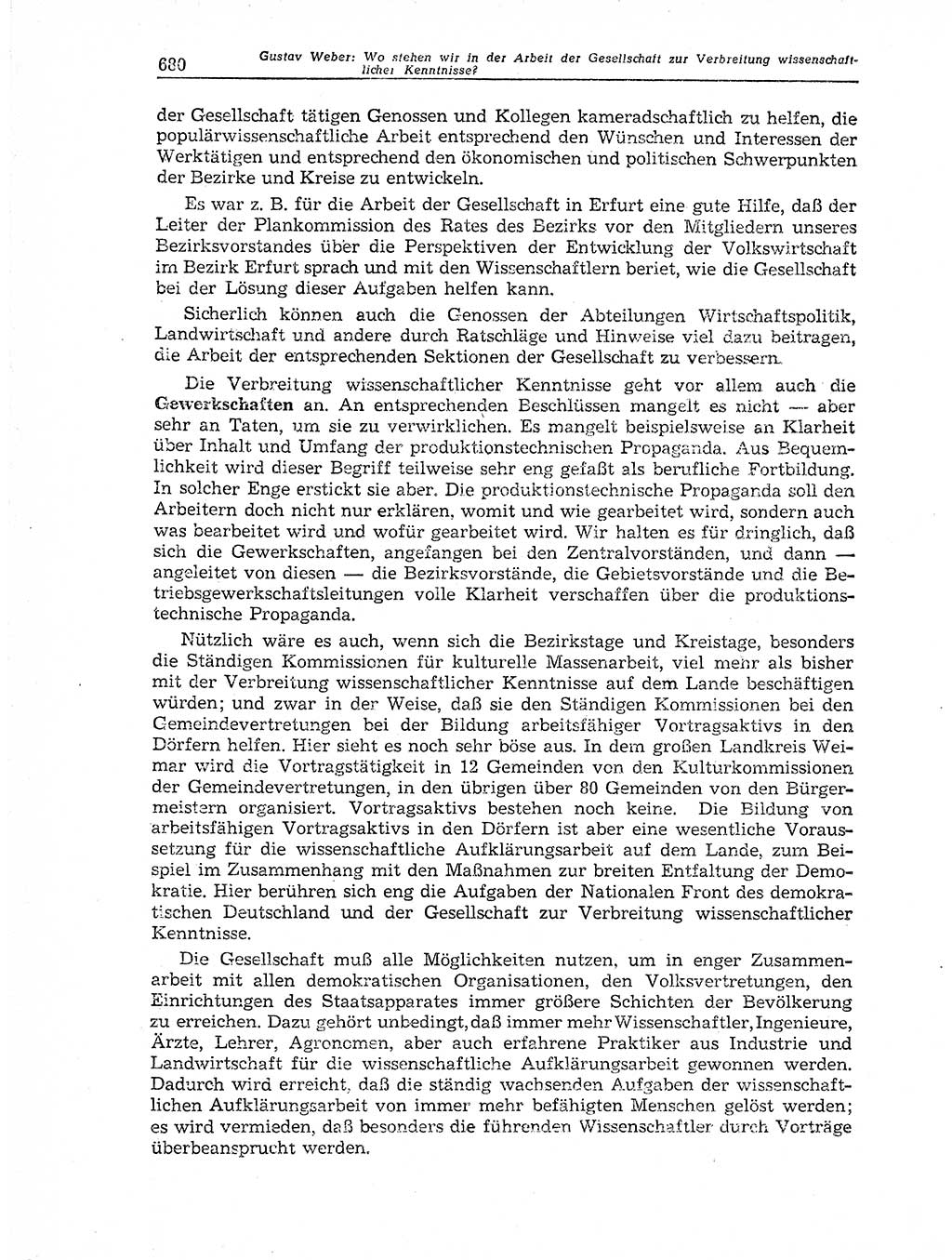 Neuer Weg (NW), Organ des Zentralkomitees (ZK) der SED (Sozialistische Einheitspartei Deutschlands) für Fragen des Parteiaufbaus und des Parteilebens, 11. Jahrgang [Deutsche Demokratische Republik (DDR)] 1956, Seite 680 (NW ZK SED DDR 1956, S. 680)