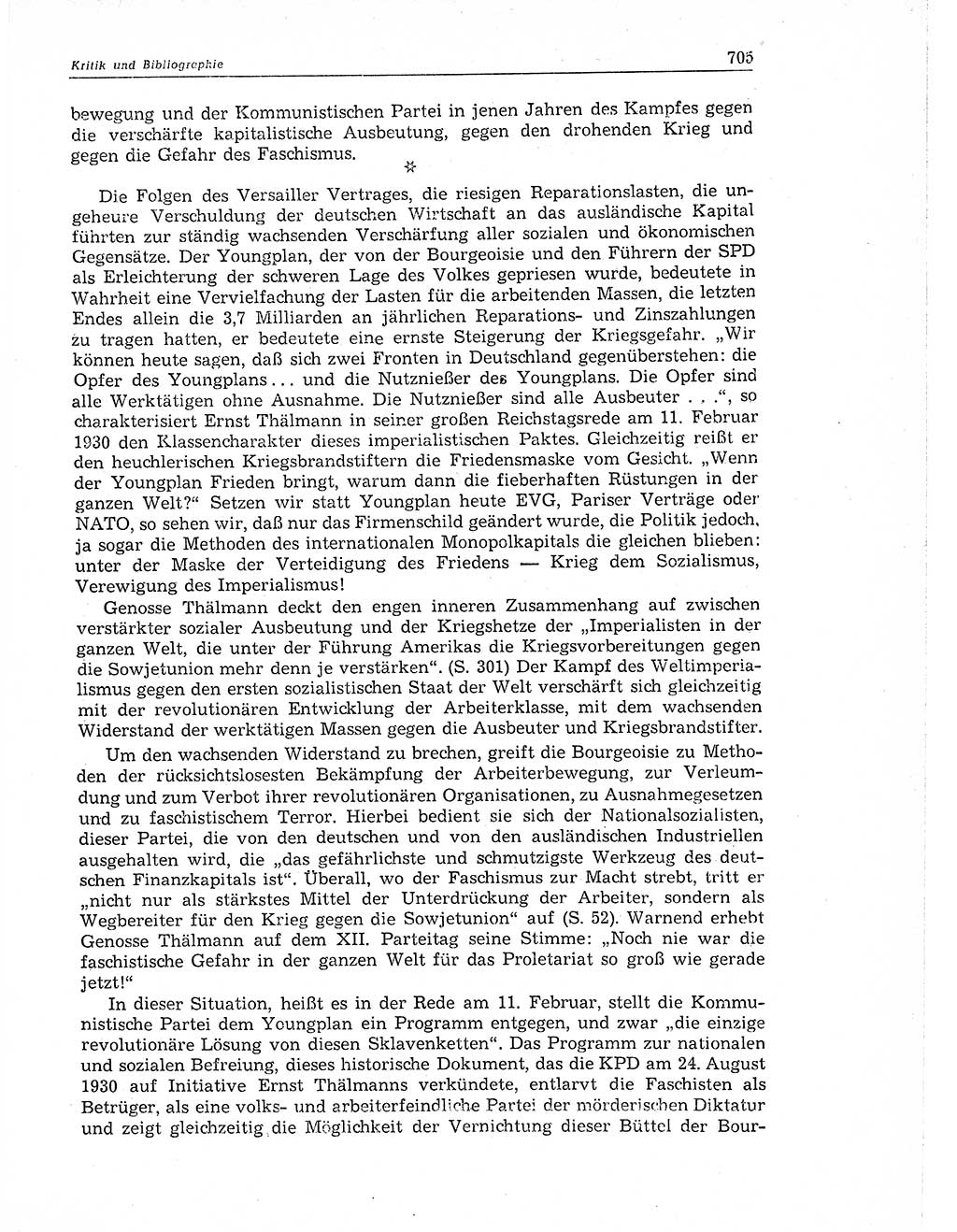 Neuer Weg (NW), Organ des Zentralkomitees (ZK) der SED (Sozialistische Einheitspartei Deutschlands) für Fragen des Parteiaufbaus und des Parteilebens, 11. Jahrgang [Deutsche Demokratische Republik (DDR)] 1956, Seite 705 (NW ZK SED DDR 1956, S. 705)