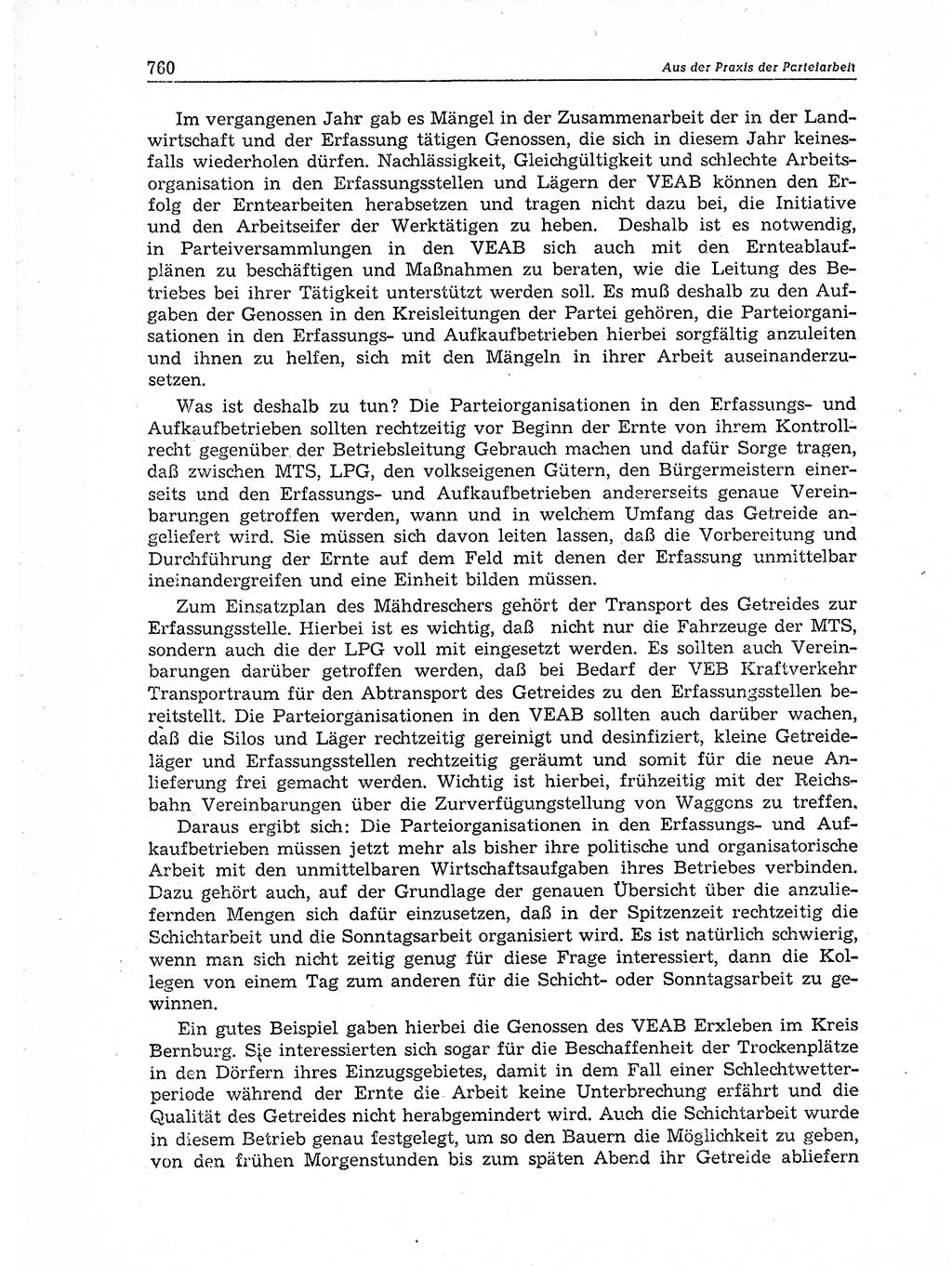 Neuer Weg (NW), Organ des Zentralkomitees (ZK) der SED (Sozialistische Einheitspartei Deutschlands) für Fragen des Parteiaufbaus und des Parteilebens, 11. Jahrgang [Deutsche Demokratische Republik (DDR)] 1956, Seite 760 (NW ZK SED DDR 1956, S. 760)