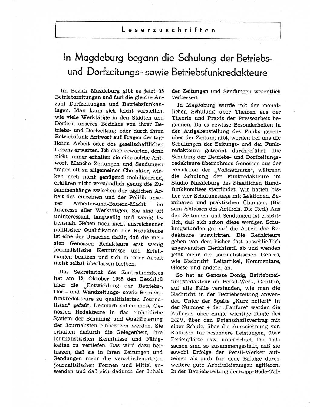 Neuer Weg (NW), Organ des Zentralkomitees (ZK) der SED (Sozialistische Einheitspartei Deutschlands) für Fragen des Parteiaufbaus und des Parteilebens, 11. Jahrgang [Deutsche Demokratische Republik (DDR)] 1956, Seite 784 (NW ZK SED DDR 1956, S. 784)