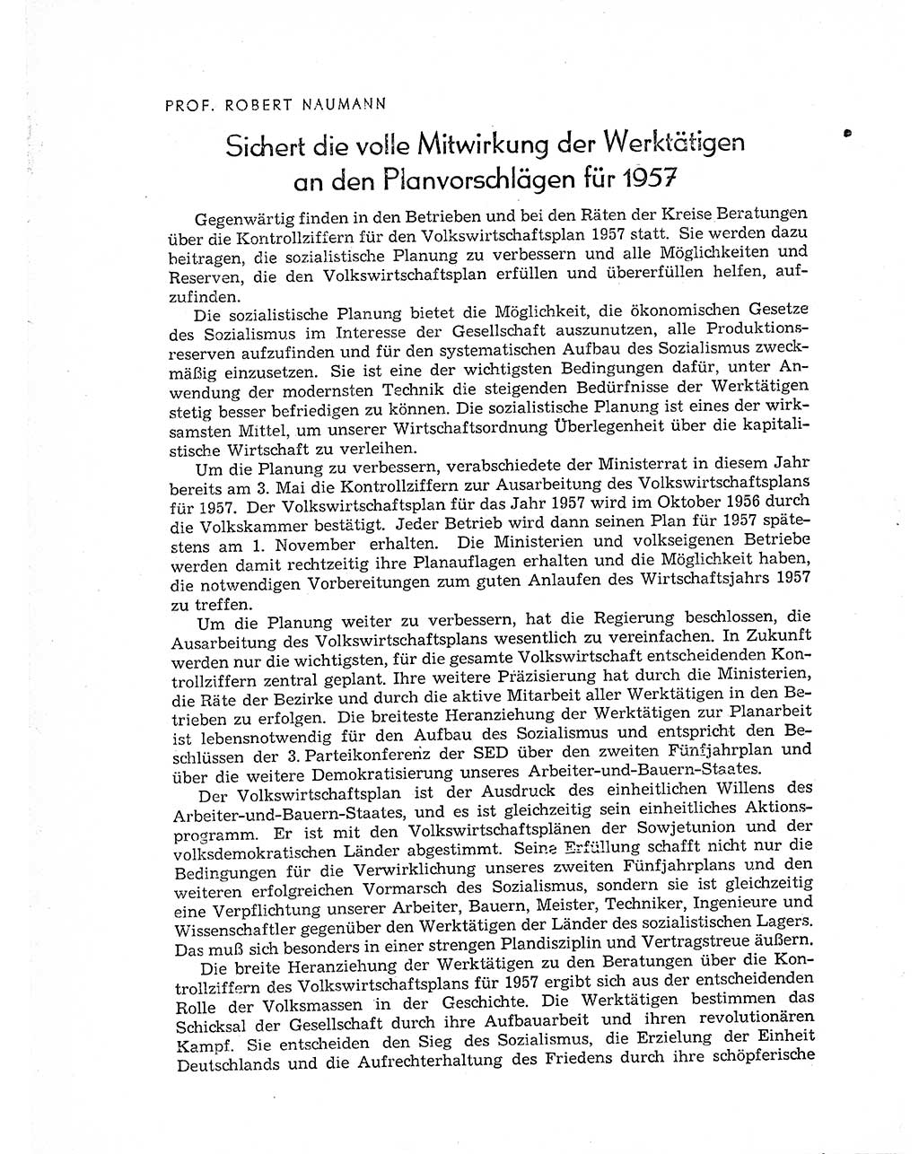 Neuer Weg (NW), Organ des Zentralkomitees (ZK) der SED (Sozialistische Einheitspartei Deutschlands) für Fragen des Parteiaufbaus und des Parteilebens, 11. Jahrgang [Deutsche Demokratische Republik (DDR)] 1956, Seite 800 (NW ZK SED DDR 1956, S. 800)