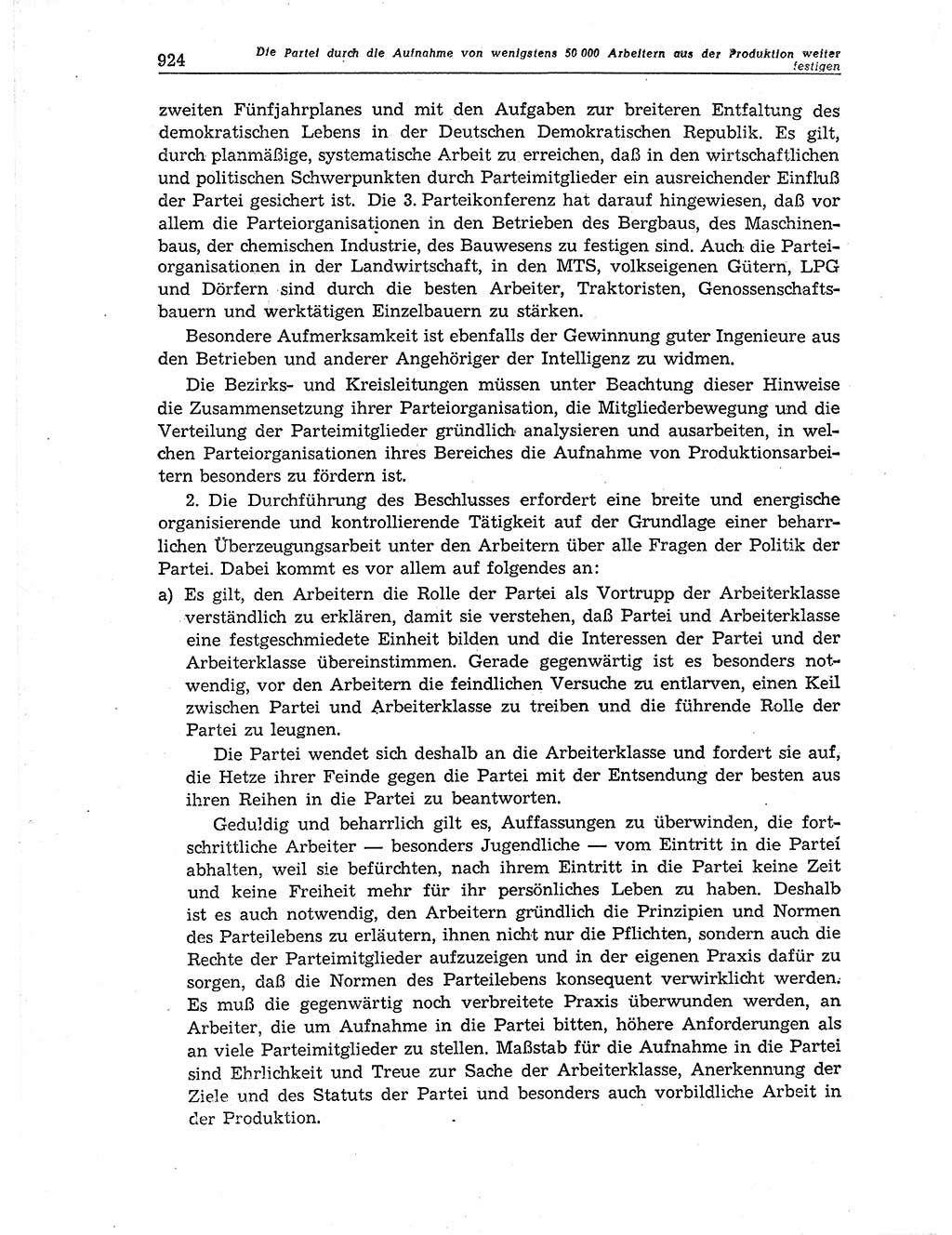 Neuer Weg (NW), Organ des Zentralkomitees (ZK) der SED (Sozialistische Einheitspartei Deutschlands) fÃ¼r Fragen des Parteiaufbaus und des Parteilebens, 11. Jahrgang [Deutsche Demokratische Republik (DDR)] 1956, Seite 924 (NW ZK SED DDR 1956, S. 924)