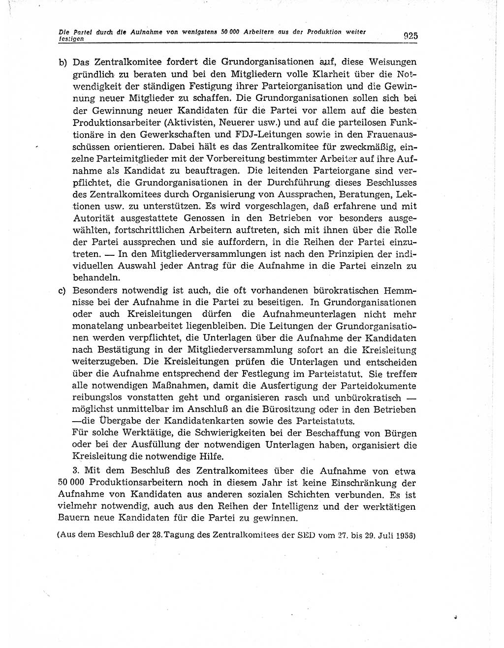 Neuer Weg (NW), Organ des Zentralkomitees (ZK) der SED (Sozialistische Einheitspartei Deutschlands) für Fragen des Parteiaufbaus und des Parteilebens, 11. Jahrgang [Deutsche Demokratische Republik (DDR)] 1956, Seite 925 (NW ZK SED DDR 1956, S. 925)