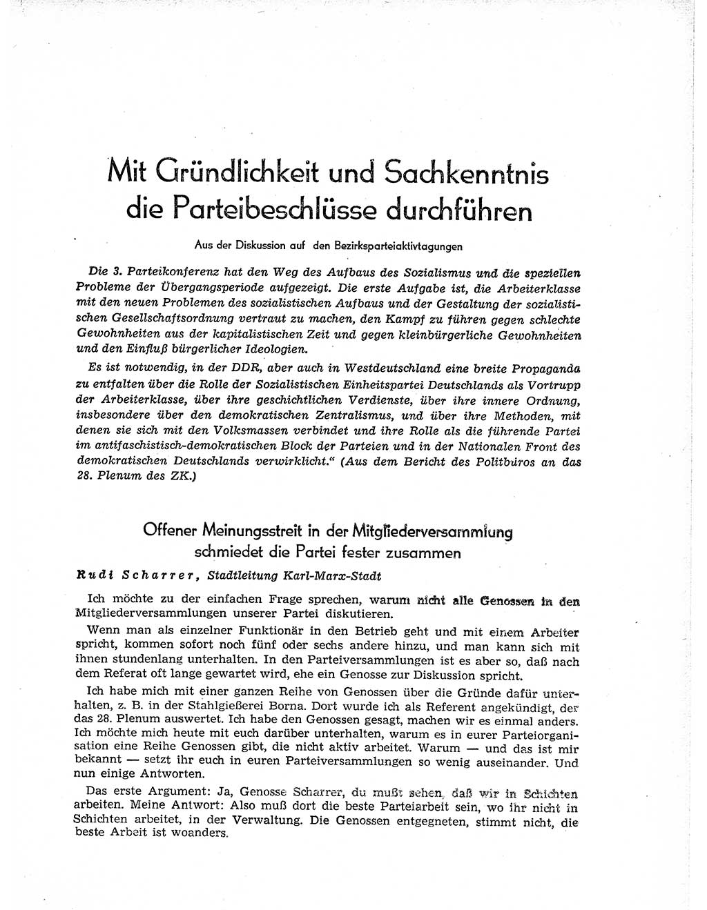 Neuer Weg (NW), Organ des Zentralkomitees (ZK) der SED (Sozialistische Einheitspartei Deutschlands) für Fragen des Parteiaufbaus und des Parteilebens, 11. Jahrgang [Deutsche Demokratische Republik (DDR)] 1956, Seite 987 (NW ZK SED DDR 1956, S. 987)