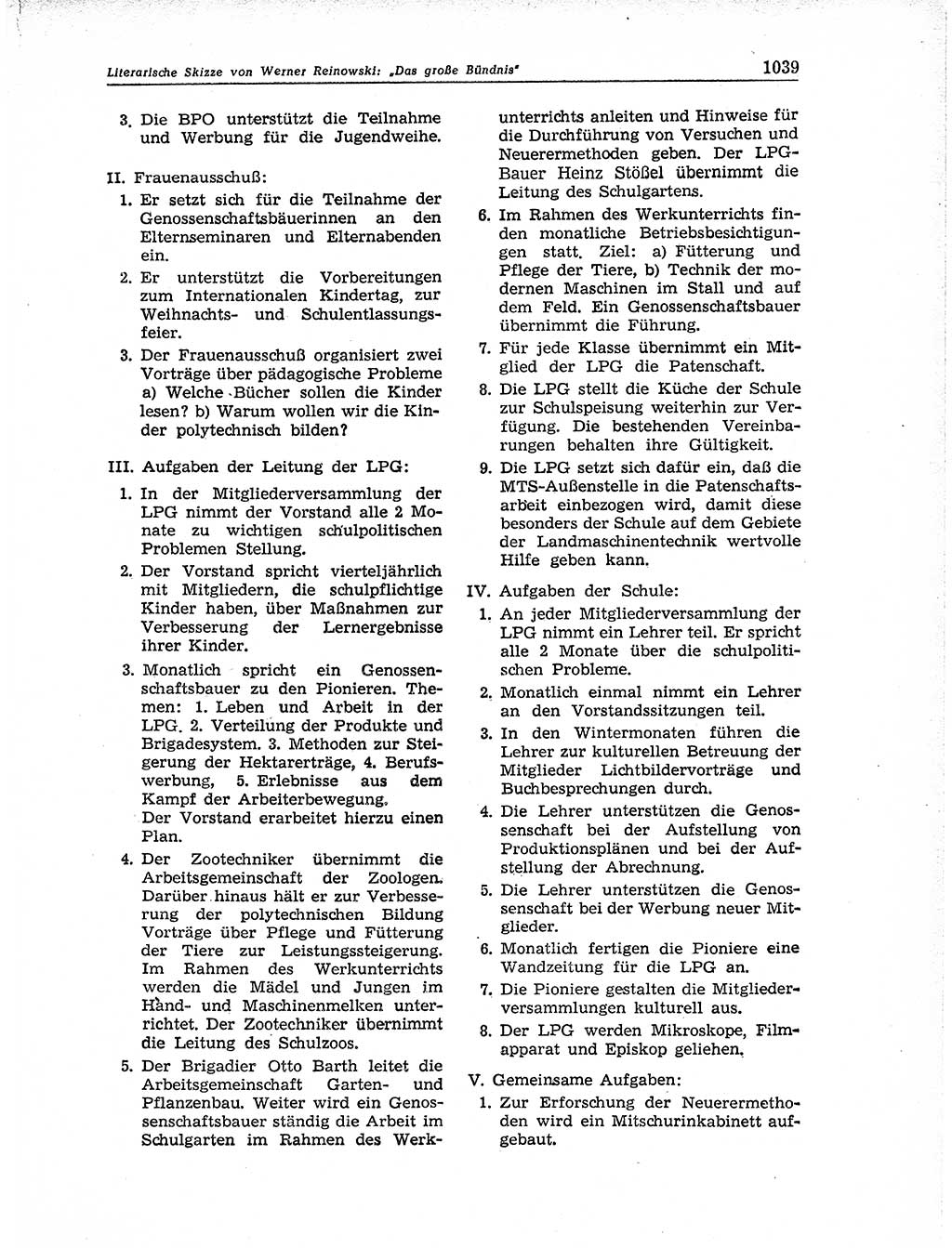 Neuer Weg (NW), Organ des Zentralkomitees (ZK) der SED (Sozialistische Einheitspartei Deutschlands) für Fragen des Parteiaufbaus und des Parteilebens, 11. Jahrgang [Deutsche Demokratische Republik (DDR)] 1956, Seite 1039 (NW ZK SED DDR 1956, S. 1039)