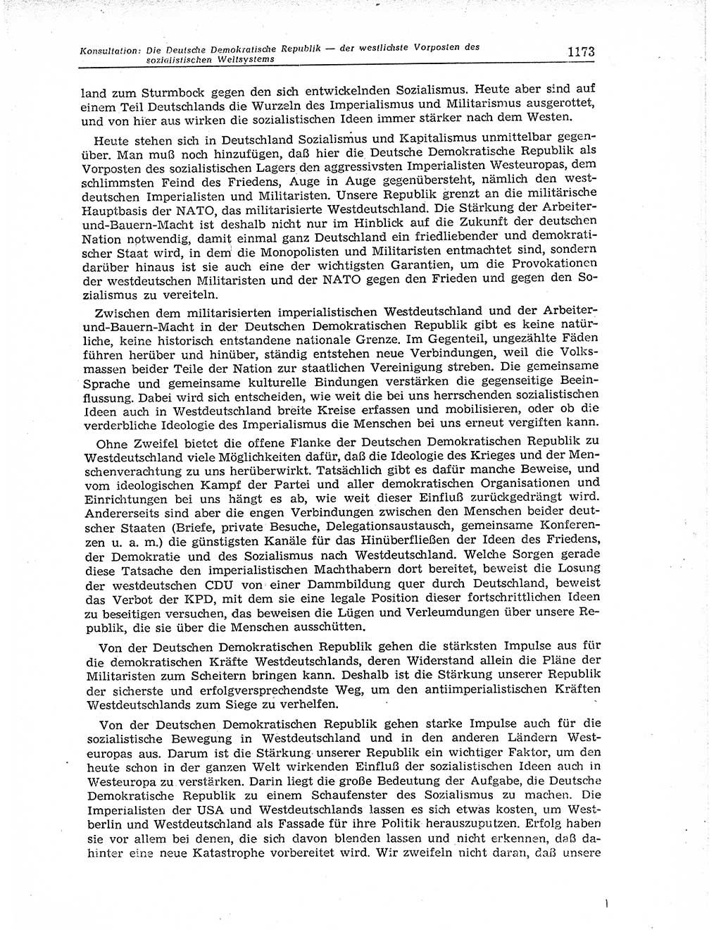 Neuer Weg (NW), Organ des Zentralkomitees (ZK) der SED (Sozialistische Einheitspartei Deutschlands) für Fragen des Parteiaufbaus und des Parteilebens, 11. Jahrgang [Deutsche Demokratische Republik (DDR)] 1956, Seite 1173 (NW ZK SED DDR 1956, S. 1173)