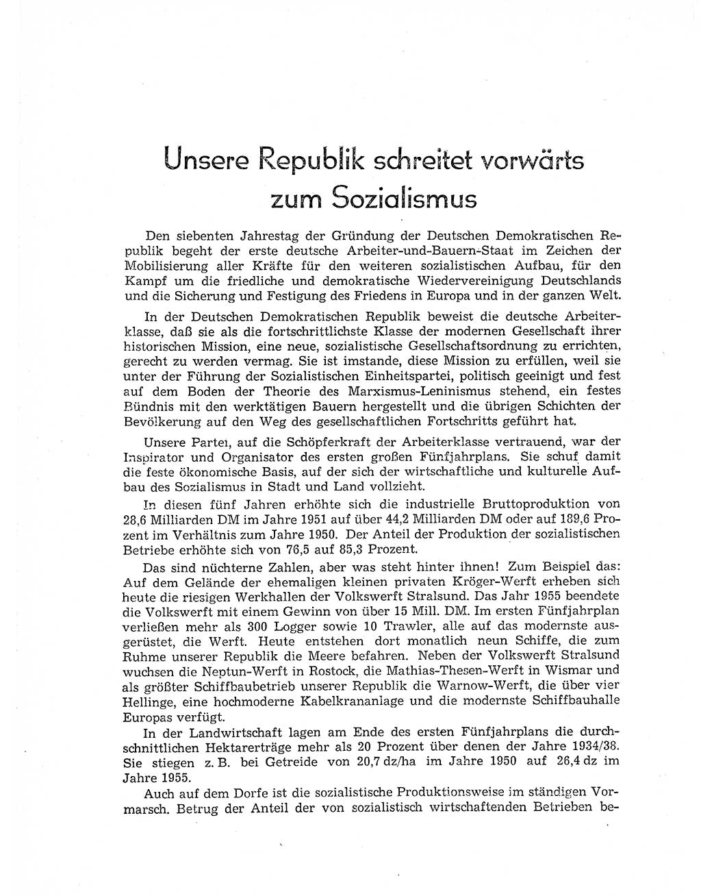 Neuer Weg (NW), Organ des Zentralkomitees (ZK) der SED (Sozialistische Einheitspartei Deutschlands) für Fragen des Parteiaufbaus und des Parteilebens, 11. Jahrgang [Deutsche Demokratische Republik (DDR)] 1956, Seite 1178 (NW ZK SED DDR 1956, S. 1178)