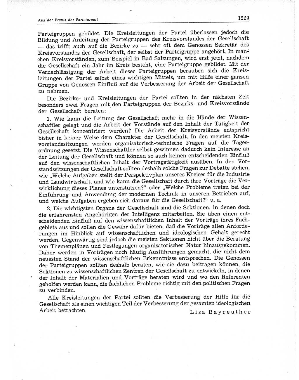 Neuer Weg (NW), Organ des Zentralkomitees (ZK) der SED (Sozialistische Einheitspartei Deutschlands) für Fragen des Parteiaufbaus und des Parteilebens, 11. Jahrgang [Deutsche Demokratische Republik (DDR)] 1956, Seite 1229 (NW ZK SED DDR 1956, S. 1229)