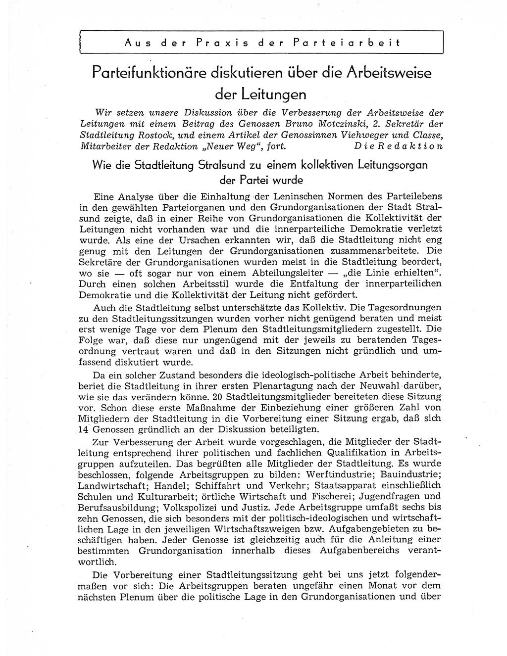 Neuer Weg (NW), Organ des Zentralkomitees (ZK) der SED (Sozialistische Einheitspartei Deutschlands) für Fragen des Parteiaufbaus und des Parteilebens, 11. Jahrgang [Deutsche Demokratische Republik (DDR)] 1956, Seite 1312 (NW ZK SED DDR 1956, S. 1312)