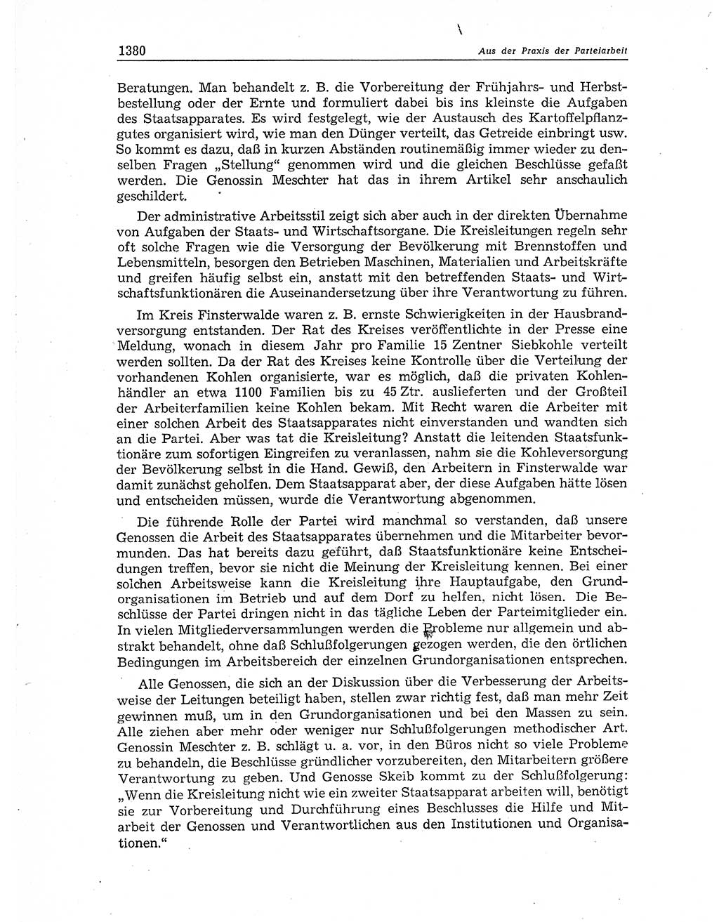 Neuer Weg (NW), Organ des Zentralkomitees (ZK) der SED (Sozialistische Einheitspartei Deutschlands) fÃ¼r Fragen des Parteiaufbaus und des Parteilebens, 11. Jahrgang [Deutsche Demokratische Republik (DDR)] 1956, Seite 1380 (NW ZK SED DDR 1956, S. 1380)