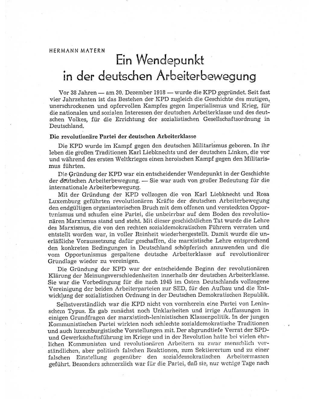 Neuer Weg (NW), Organ des Zentralkomitees (ZK) der SED (Sozialistische Einheitspartei Deutschlands) für Fragen des Parteiaufbaus und des Parteilebens, 11. Jahrgang [Deutsche Demokratische Republik (DDR)] 1956, Seite 1434 (NW ZK SED DDR 1956, S. 1434)
