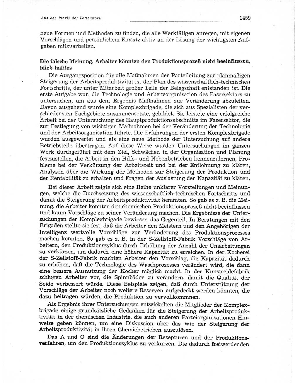 Neuer Weg (NW), Organ des Zentralkomitees (ZK) der SED (Sozialistische Einheitspartei Deutschlands) für Fragen des Parteiaufbaus und des Parteilebens, 11. Jahrgang [Deutsche Demokratische Republik (DDR)] 1956, Seite 1459 (NW ZK SED DDR 1956, S. 1459)