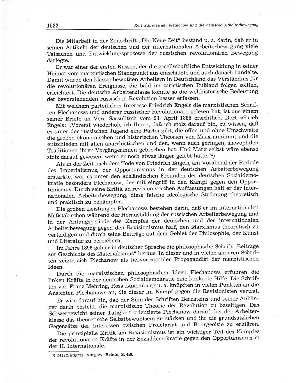 Neuer Weg (NW), Organ des Zentralkomitees (ZK) der SED (Sozialistische Einheitspartei Deutschlands) für Fragen des Parteiaufbaus und des Parteilebens, 11. Jahrgang [Deutsche Demokratische Republik (DDR)] 1956, Seite 1532 (NW ZK SED DDR 1956, S. 1532)