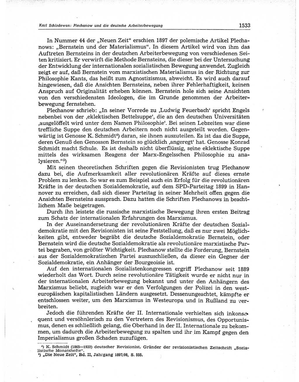 Neuer Weg (NW), Organ des Zentralkomitees (ZK) der SED (Sozialistische Einheitspartei Deutschlands) für Fragen des Parteiaufbaus und des Parteilebens, 11. Jahrgang [Deutsche Demokratische Republik (DDR)] 1956, Seite 1533 (NW ZK SED DDR 1956, S. 1533)