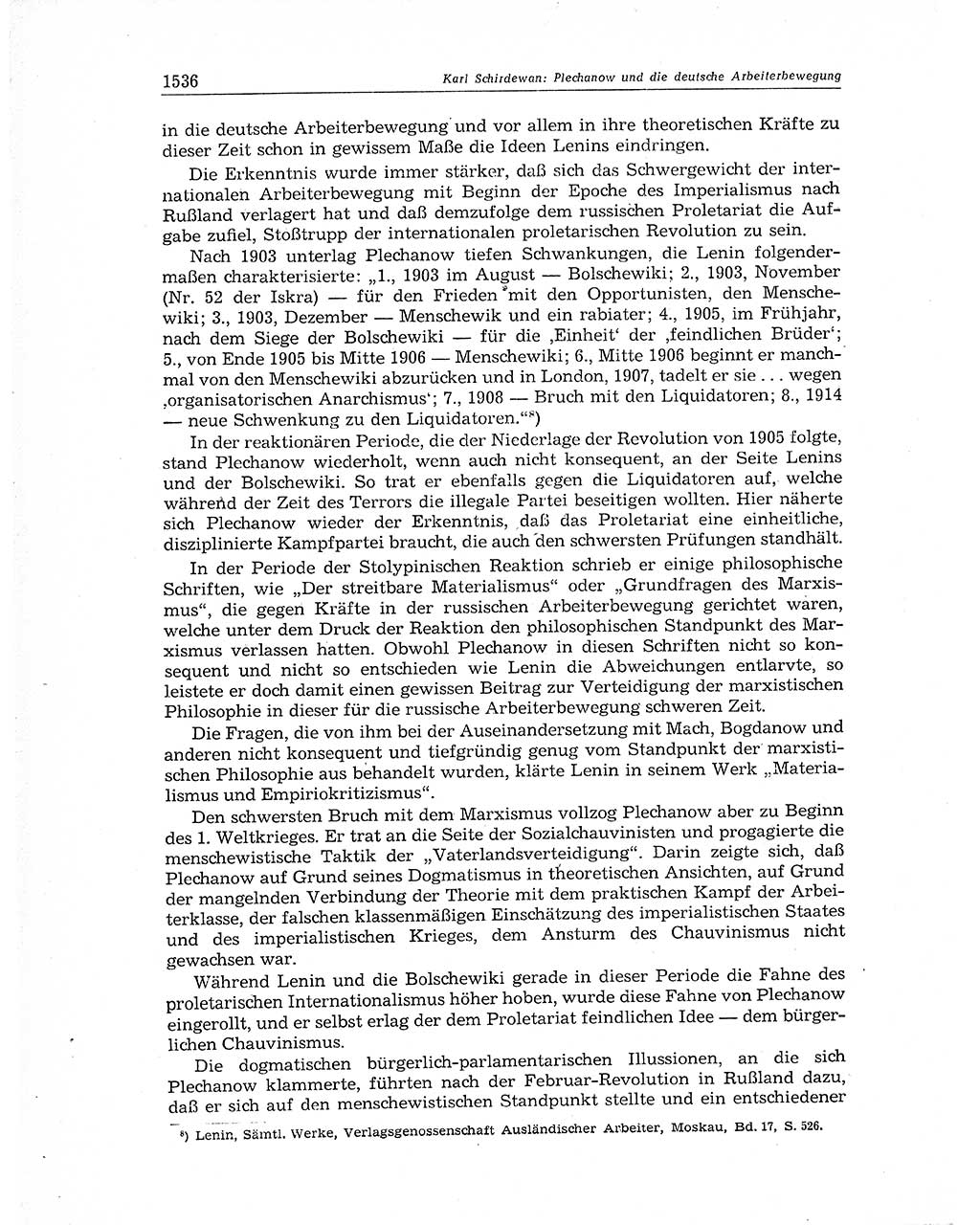 Neuer Weg (NW), Organ des Zentralkomitees (ZK) der SED (Sozialistische Einheitspartei Deutschlands) für Fragen des Parteiaufbaus und des Parteilebens, 11. Jahrgang [Deutsche Demokratische Republik (DDR)] 1956, Seite 1536 (NW ZK SED DDR 1956, S. 1536)