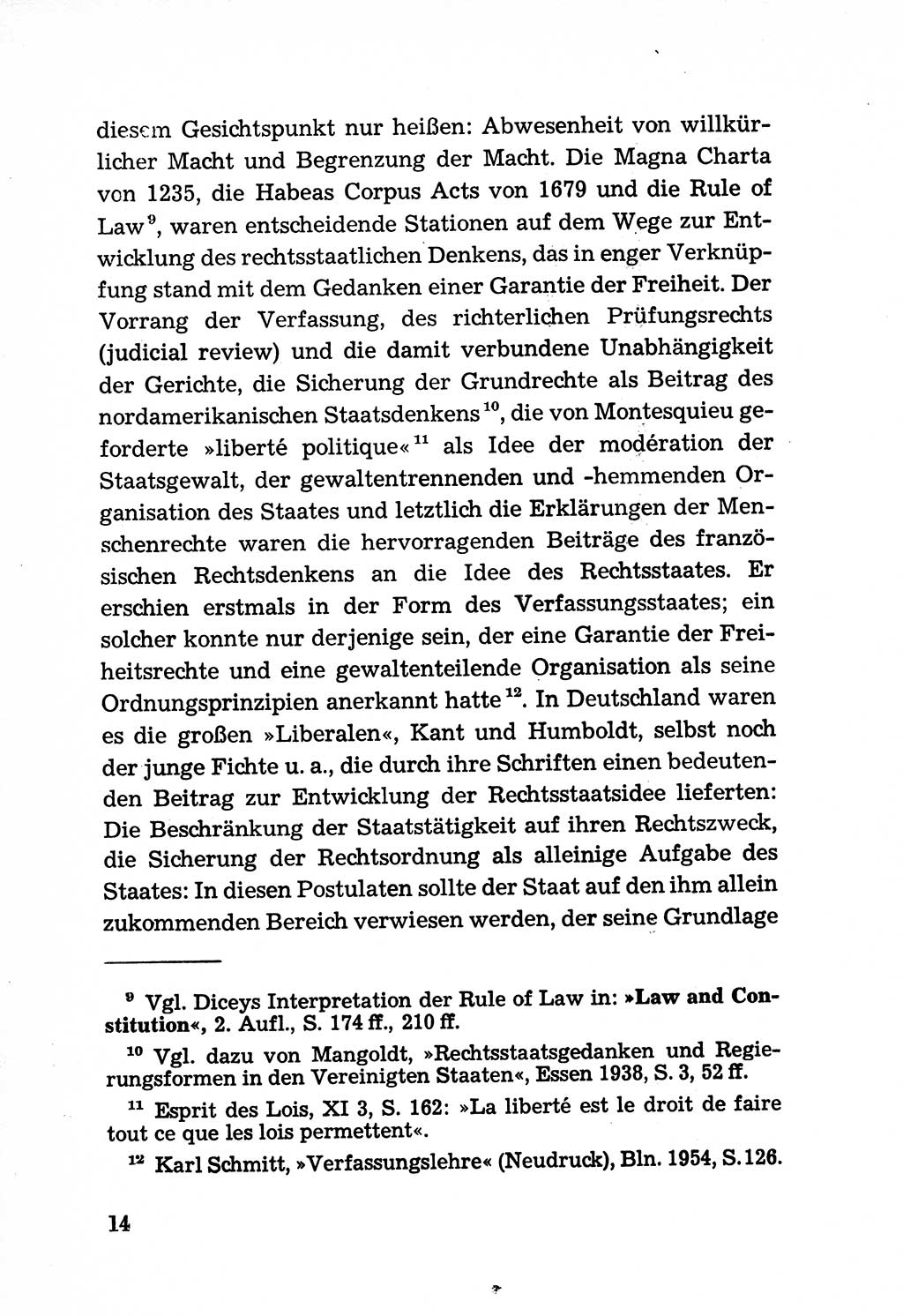 Rechtsstaat in zweierlei Hinsicht, Untersuchungsausschuß freiheitlicher Juristen (UfJ) [Bundesrepublik Deutschland (BRD)] 1956, Seite 14 (R.-St. UfJ BRD 1956, S. 14)