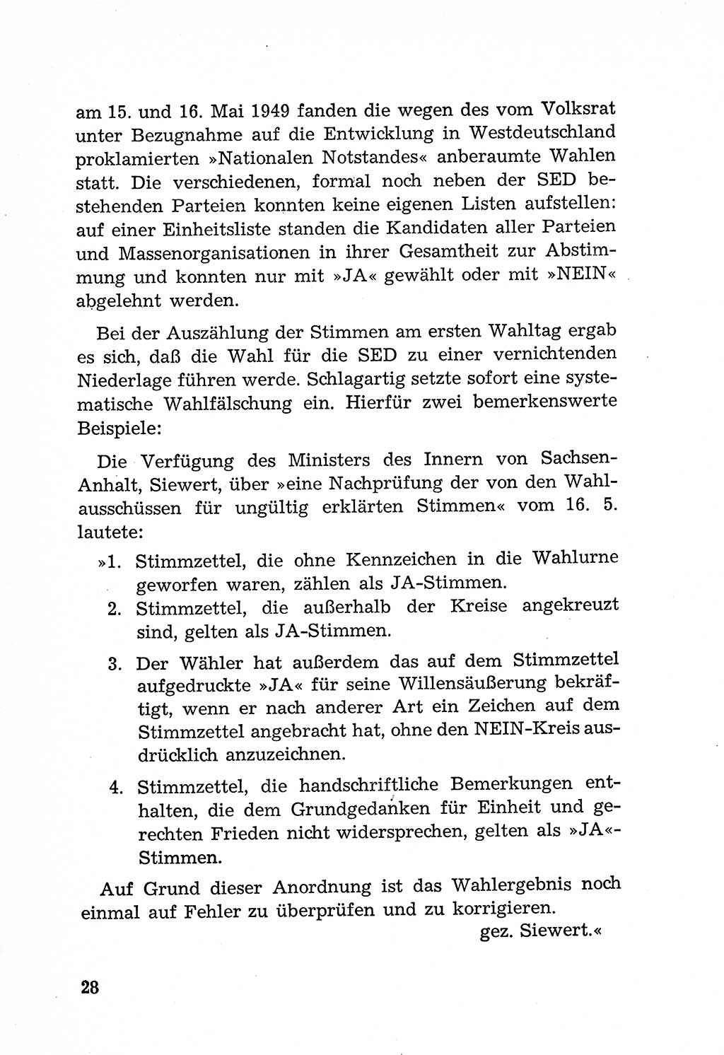 Rechtsstaat in zweierlei Hinsicht, Untersuchungsausschuß freiheitlicher Juristen (UfJ) [Bundesrepublik Deutschland (BRD)] 1956, Seite 28 (R.-St. UfJ BRD 1956, S. 28)