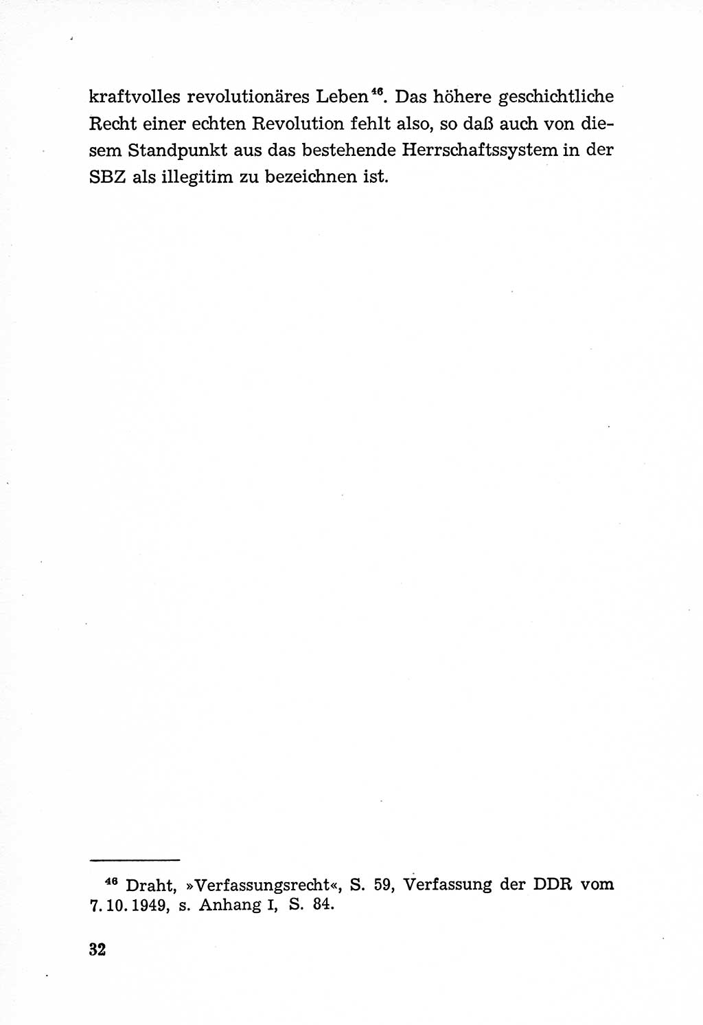 Rechtsstaat in zweierlei Hinsicht, Untersuchungsausschuß freiheitlicher Juristen (UfJ) [Bundesrepublik Deutschland (BRD)] 1956, Seite 32 (R.-St. UfJ BRD 1956, S. 32)