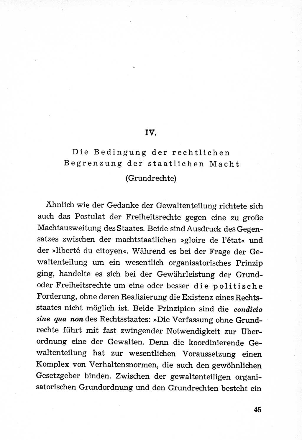 Rechtsstaat in zweierlei Hinsicht, Untersuchungsausschuß freiheitlicher Juristen (UfJ) [Bundesrepublik Deutschland (BRD)] 1956, Seite 45 (R.-St. UfJ BRD 1956, S. 45)