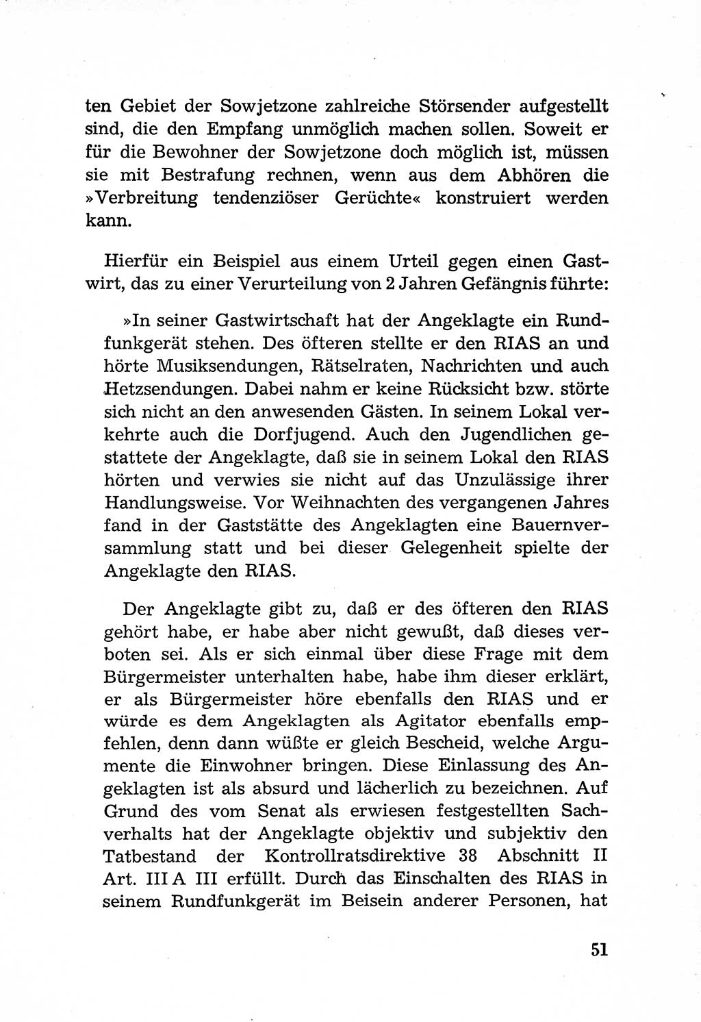 Rechtsstaat in zweierlei Hinsicht, UntersuchungsausschuÃŸ freiheitlicher Juristen (UfJ) [Bundesrepublik Deutschland (BRD)] 1956, Seite 51 (R.-St. UfJ BRD 1956, S. 51)