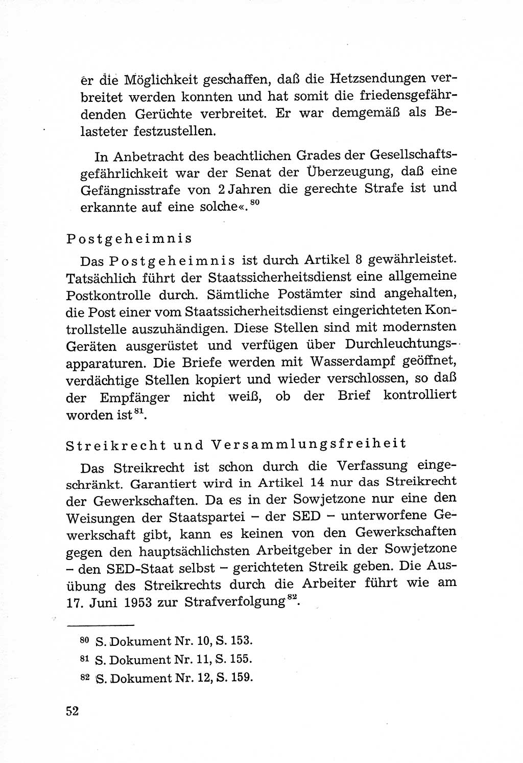 Rechtsstaat in zweierlei Hinsicht, UntersuchungsausschuÃŸ freiheitlicher Juristen (UfJ) [Bundesrepublik Deutschland (BRD)] 1956, Seite 52 (R.-St. UfJ BRD 1956, S. 52)