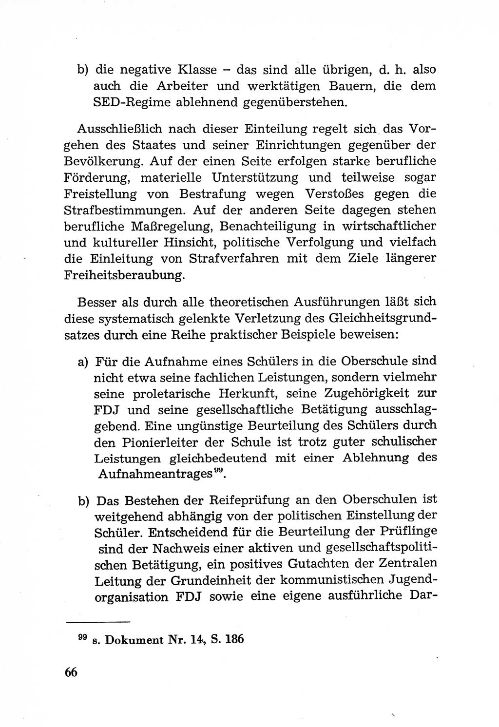 Rechtsstaat in zweierlei Hinsicht, Untersuchungsausschuß freiheitlicher Juristen (UfJ) [Bundesrepublik Deutschland (BRD)] 1956, Seite 66 (R.-St. UfJ BRD 1956, S. 66)