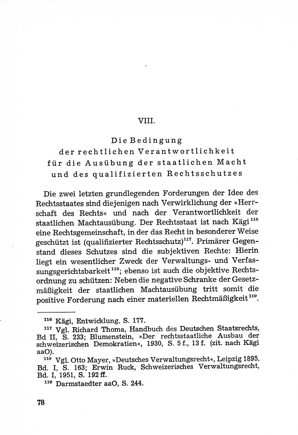 Rechtsstaat in zweierlei Hinsicht, Untersuchungsausschuß freiheitlicher Juristen (UfJ) [Bundesrepublik Deutschland (BRD)] 1956, Seite 78 (R.-St. UfJ BRD 1956, S. 78)