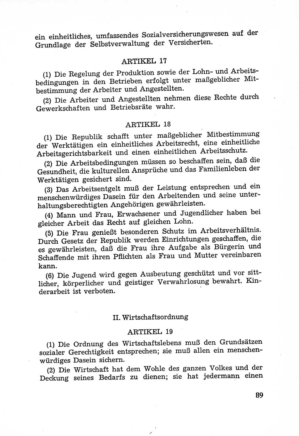 Rechtsstaat in zweierlei Hinsicht, Untersuchungsausschuß freiheitlicher Juristen (UfJ) [Bundesrepublik Deutschland (BRD)] 1956, Seite 89 (R.-St. UfJ BRD 1956, S. 89)