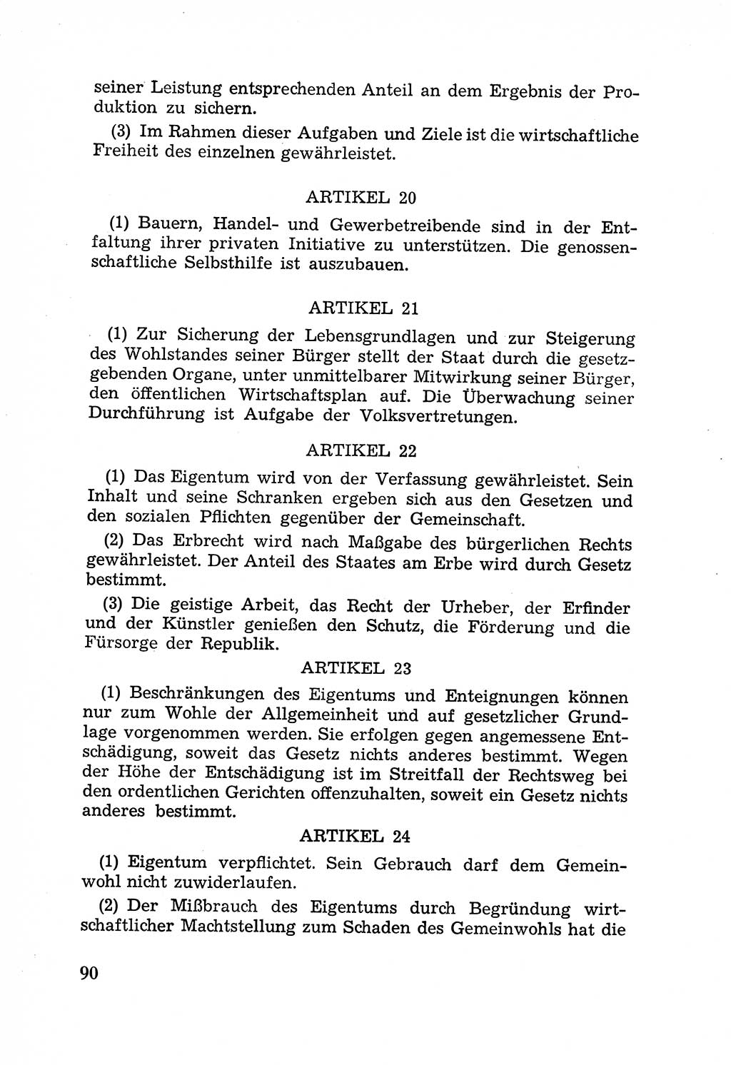 Rechtsstaat in zweierlei Hinsicht, Untersuchungsausschuß freiheitlicher Juristen (UfJ) [Bundesrepublik Deutschland (BRD)] 1956, Seite 90 (R.-St. UfJ BRD 1956, S. 90)