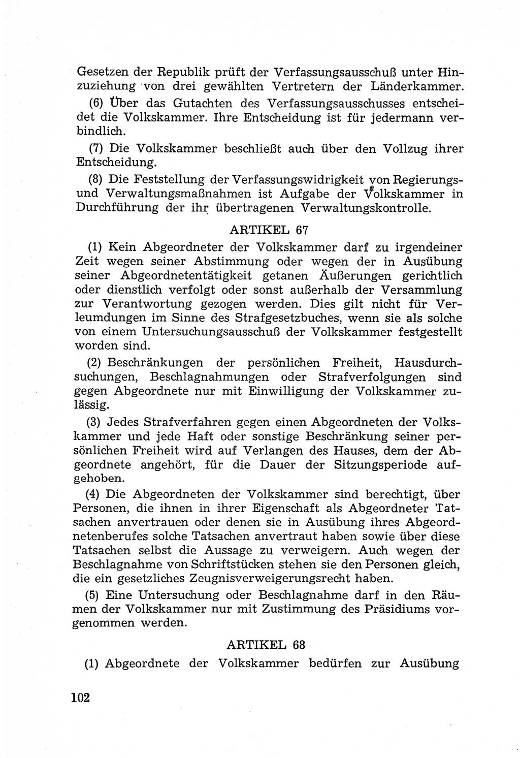 Rechtsstaat in zweierlei Hinsicht, Untersuchungsausschuß freiheitlicher Juristen (UfJ) [Bundesrepublik Deutschland (BRD)] 1956, Seite 102 (R.-St. UfJ BRD 1956, S. 102)