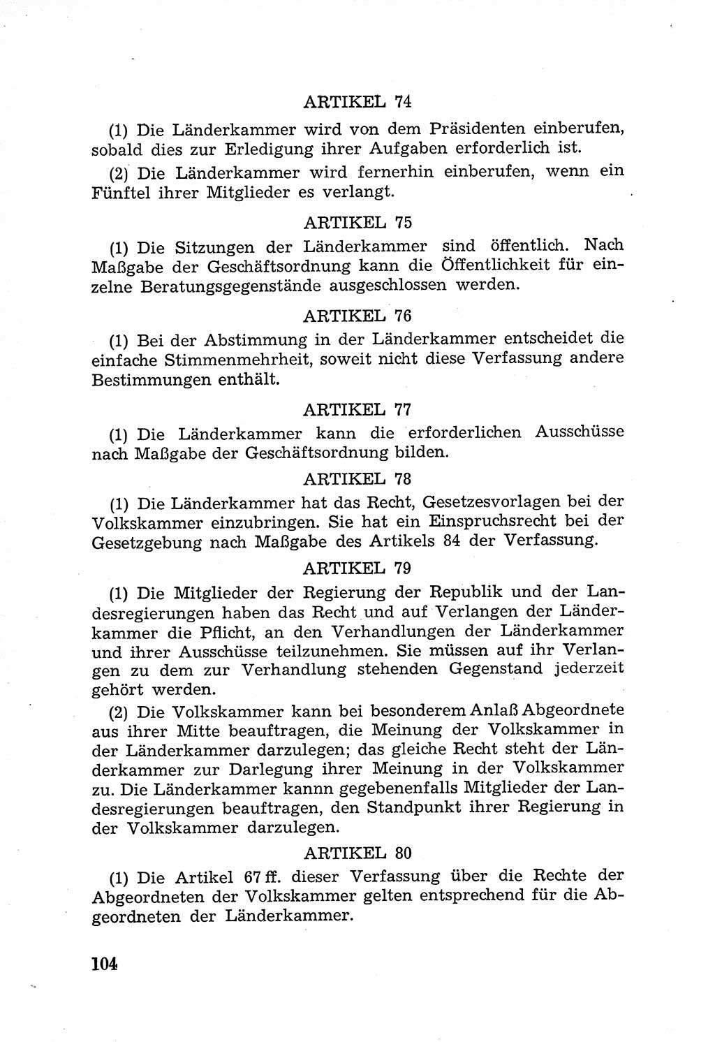 Rechtsstaat in zweierlei Hinsicht, Untersuchungsausschuß freiheitlicher Juristen (UfJ) [Bundesrepublik Deutschland (BRD)] 1956, Seite 104 (R.-St. UfJ BRD 1956, S. 104)