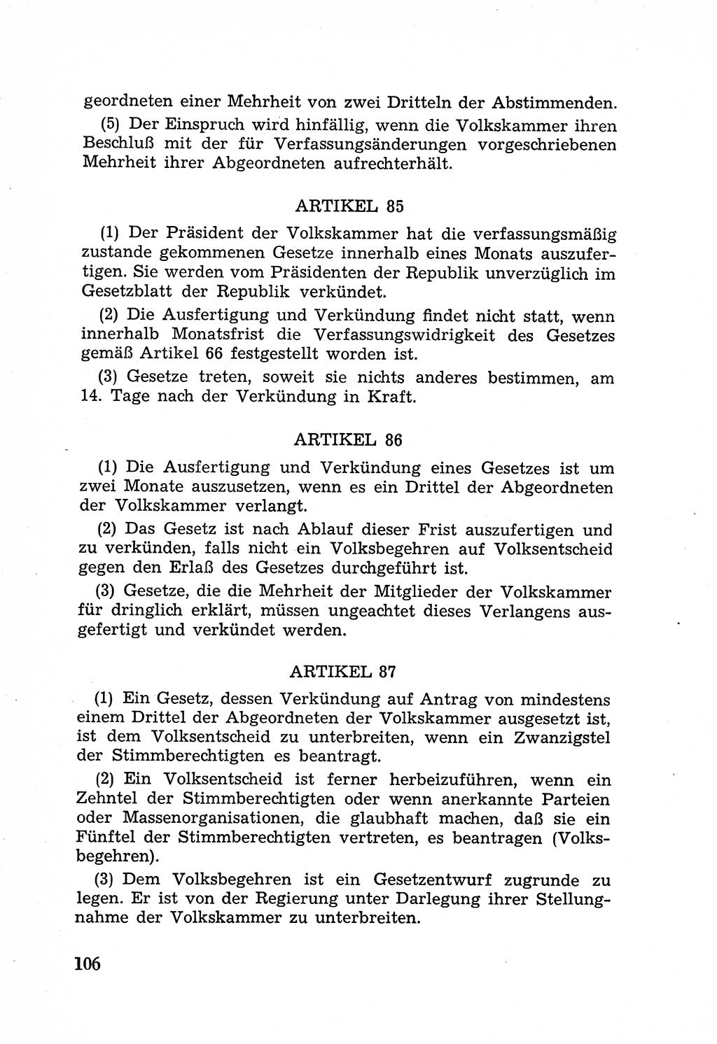 Rechtsstaat in zweierlei Hinsicht, Untersuchungsausschuß freiheitlicher Juristen (UfJ) [Bundesrepublik Deutschland (BRD)] 1956, Seite 106 (R.-St. UfJ BRD 1956, S. 106)