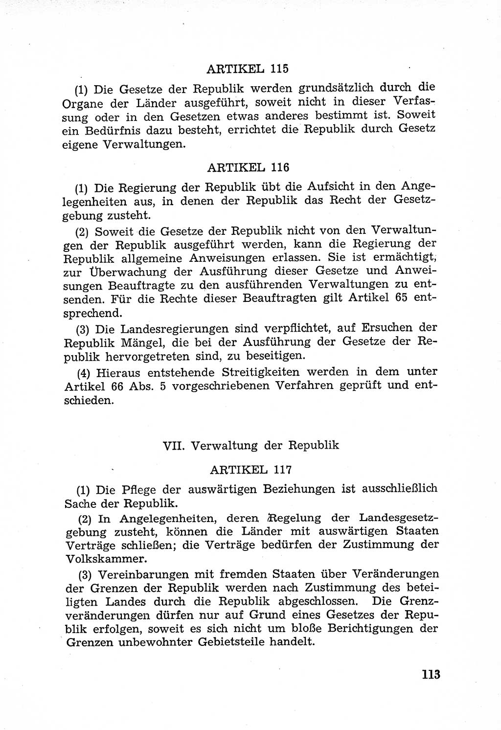 Rechtsstaat in zweierlei Hinsicht, Untersuchungsausschuß freiheitlicher Juristen (UfJ) [Bundesrepublik Deutschland (BRD)] 1956, Seite 113 (R.-St. UfJ BRD 1956, S. 113)