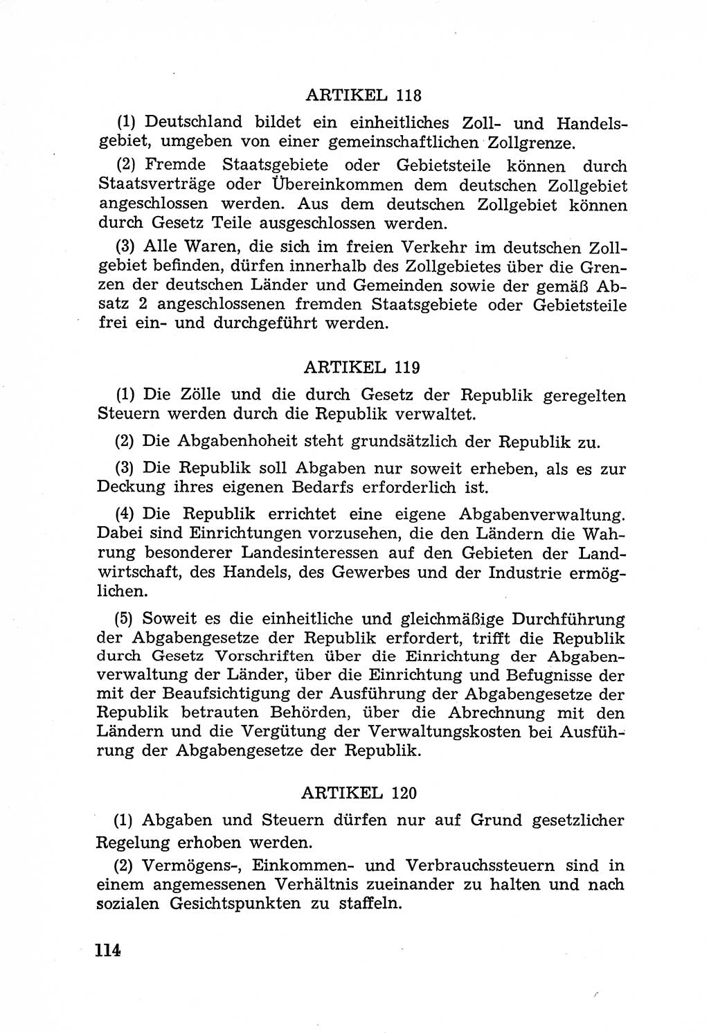 Rechtsstaat in zweierlei Hinsicht, Untersuchungsausschuß freiheitlicher Juristen (UfJ) [Bundesrepublik Deutschland (BRD)] 1956, Seite 114 (R.-St. UfJ BRD 1956, S. 114)